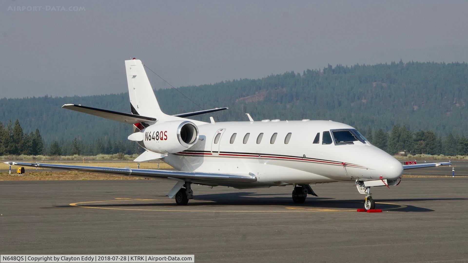 N648QS, 2005 Cessna 560XL Citation XLS C/N 560-5574, Truckee Airport California 2018.