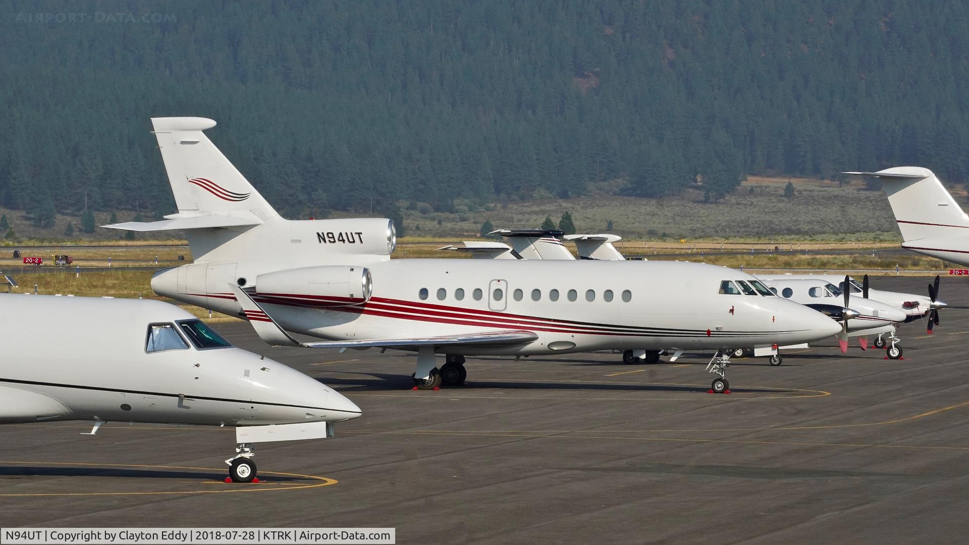 N94UT, 2002 Dassault Falcon 900EX C/N 105, Truckee Airport California 2018.