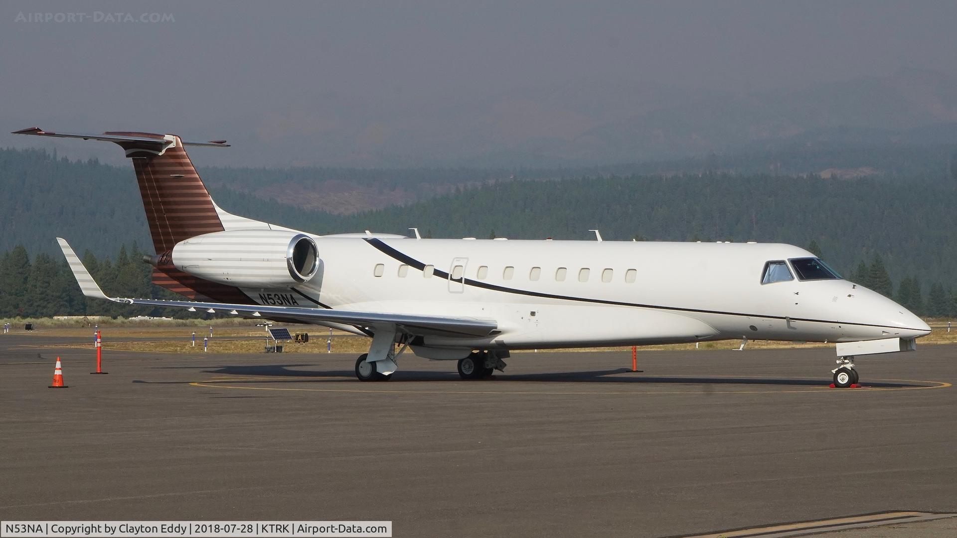 N53NA, 2004 Embraer EMB-135BJ Legacy C/N 145770, Truckee Airport California 2018.