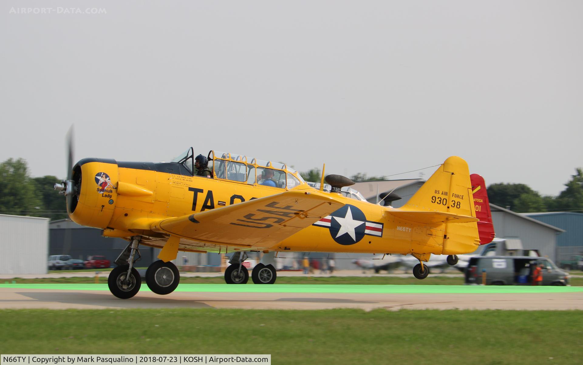 N66TY, North American T-6G Texan C/N 168-142, North American