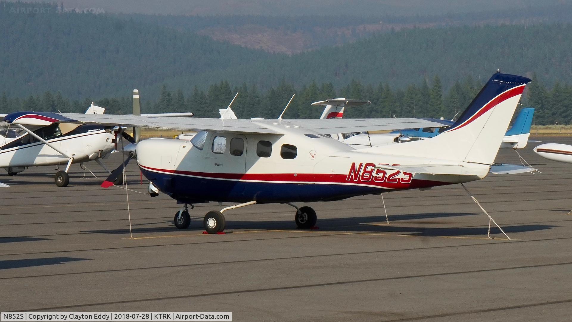 N852S, 1978 Cessna P210N Pressurised Centurion C/N P21000081, Truckee Airport California 2018.