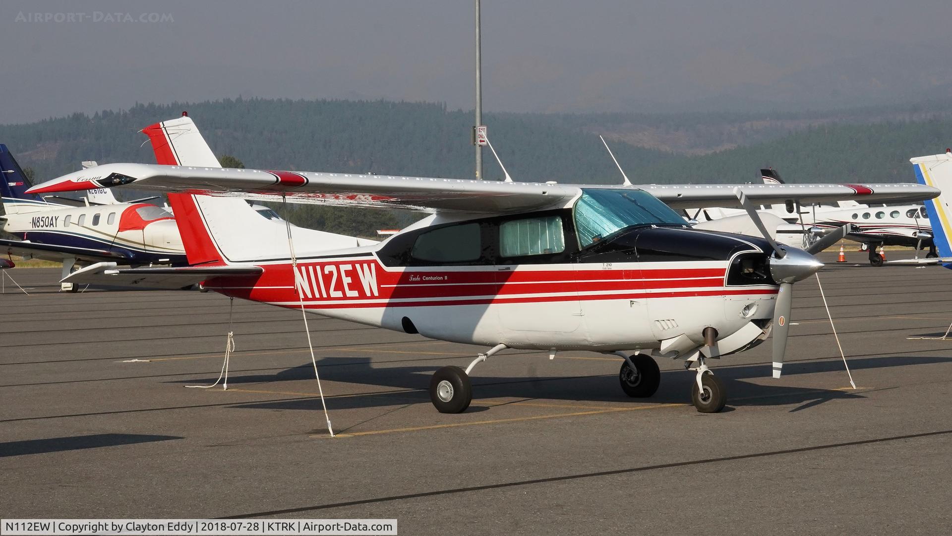 N112EW, 1974 Cessna T210L Turbo Centurion C/N 21060504, Truckee Airport California 2018.