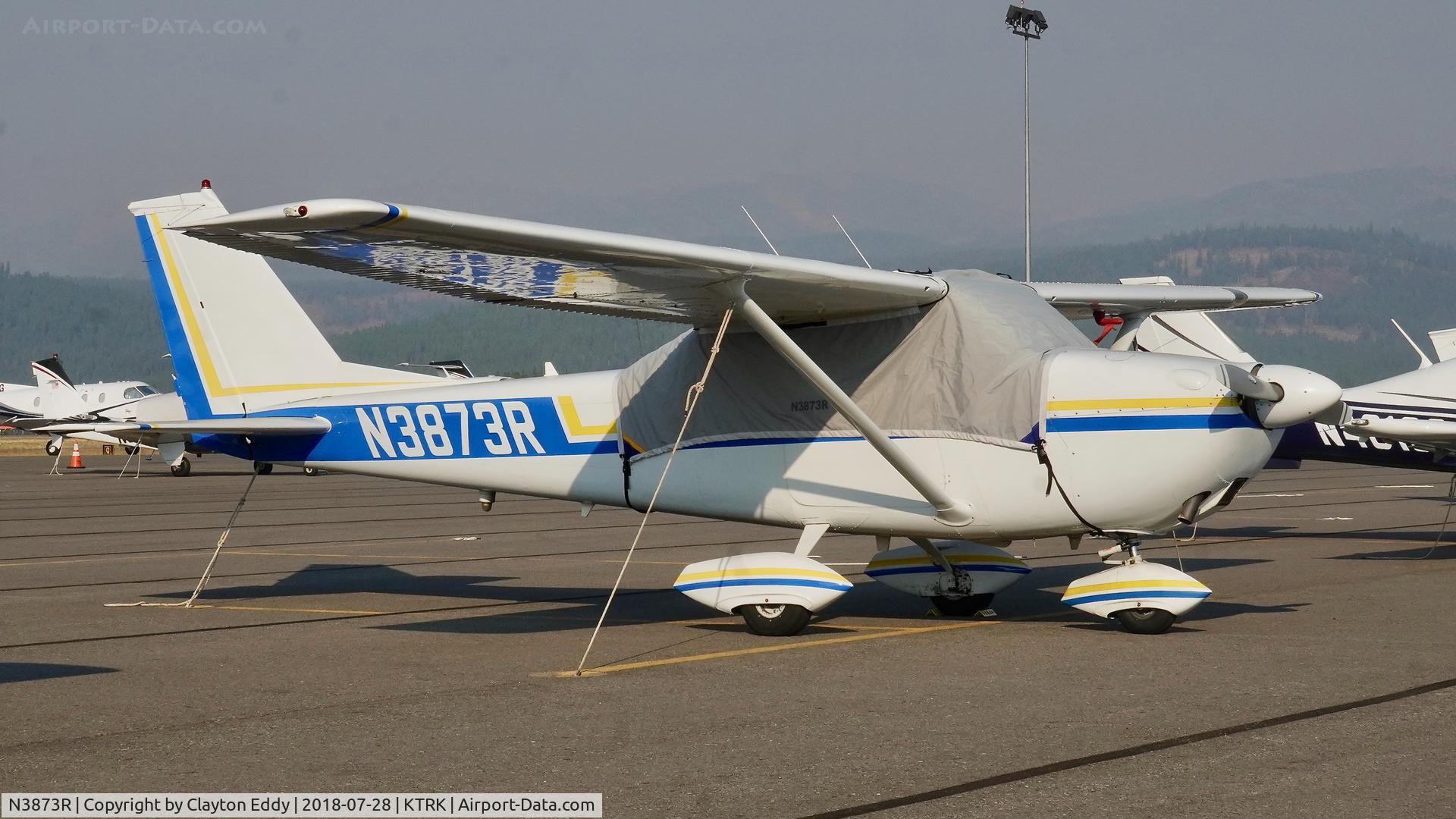 N3873R, 1966 Cessna 172H C/N 17255373, Truckee Airport California 2018.