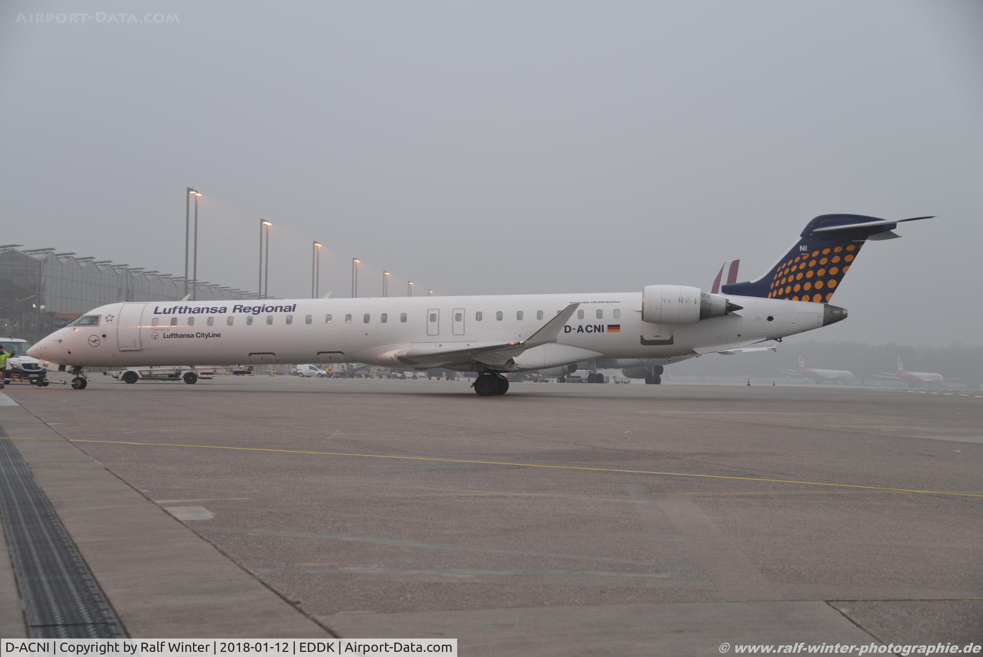 D-ACNI, 2009 Bombardier CRJ-900 NG (CL-600-2D24) C/N 15248, Bombardier CL-600-2D24 CRJ-900LR - CL CLH Lufthansa Cityline 'Herzogenaurach' - 15248 - D-ACNI - 12.01.2018  - CGN