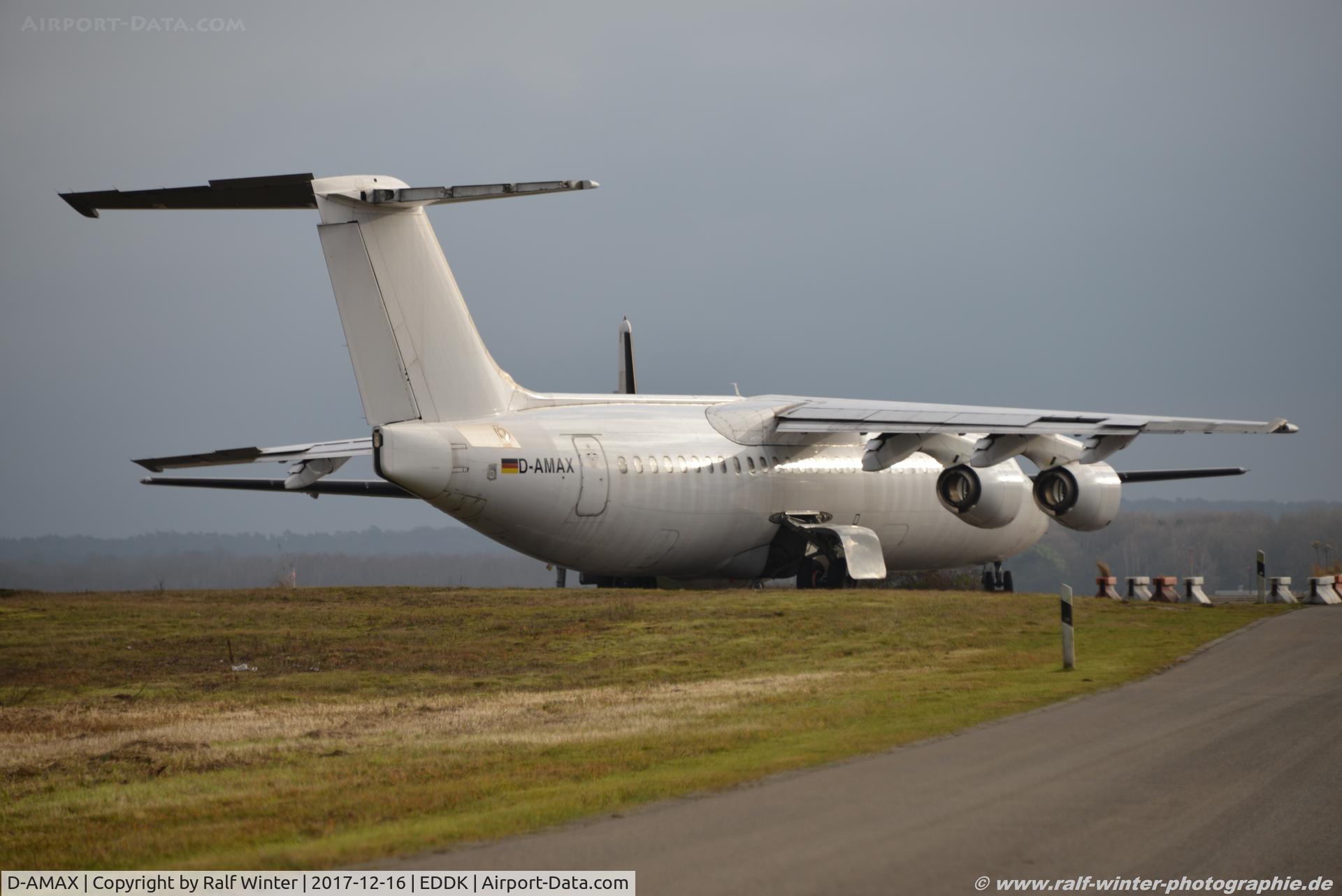D-AMAX, 1990 British Aerospace BAe.146-300 C/N E3157, British Aerospace BAe 146-300 - WL WDL WDL Aviation stored in CGN - E3157 - D-AMAX - 16.12.2017 - CGN