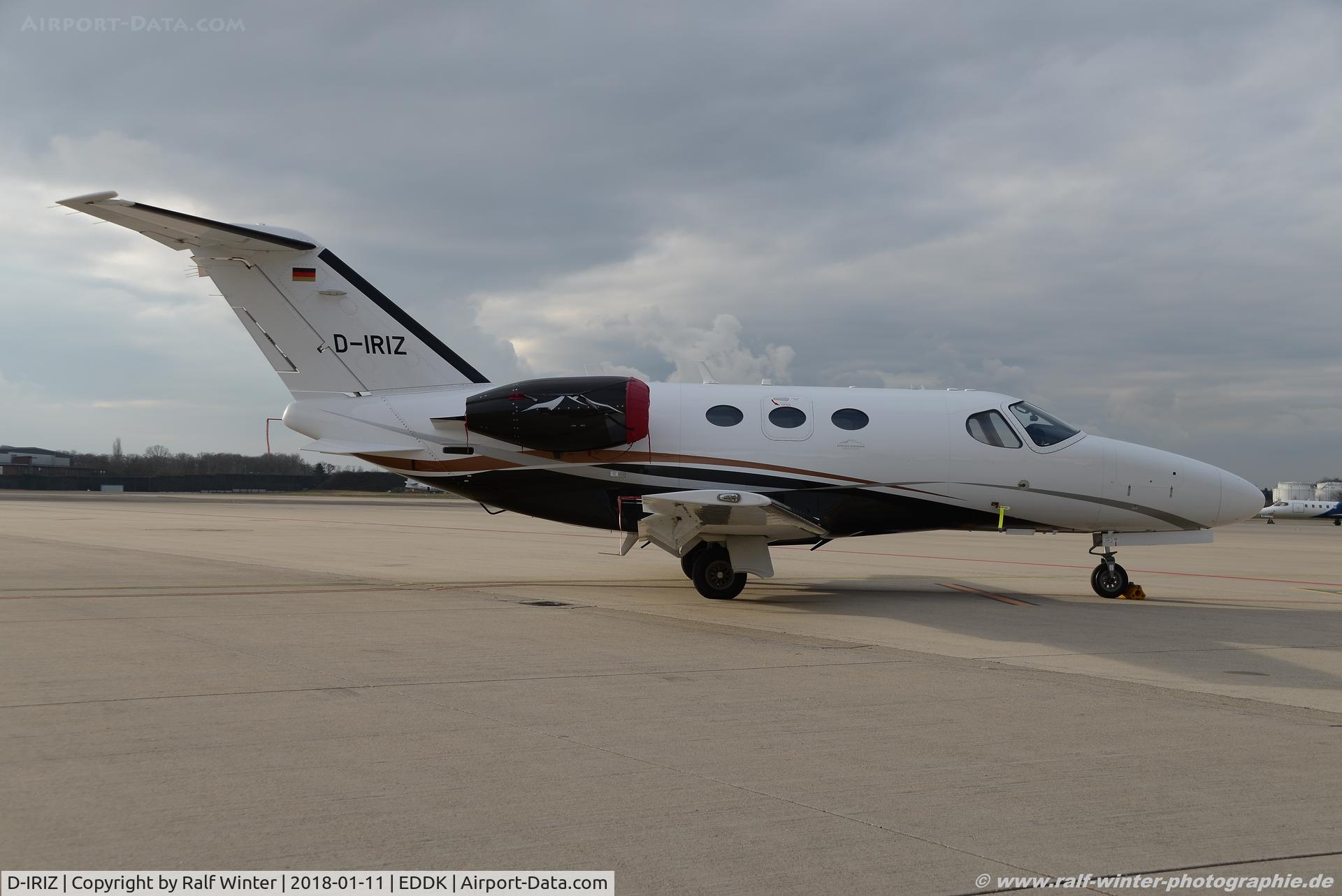 D-IRIZ, 2012 Cessna 510 Citation Mustang Citation Mustang C/N 510-0410, Cessna 510 Citation Mustang - Euro-Tour - 510-0410 - D-IRIZ - 11.01.2018 - CGN