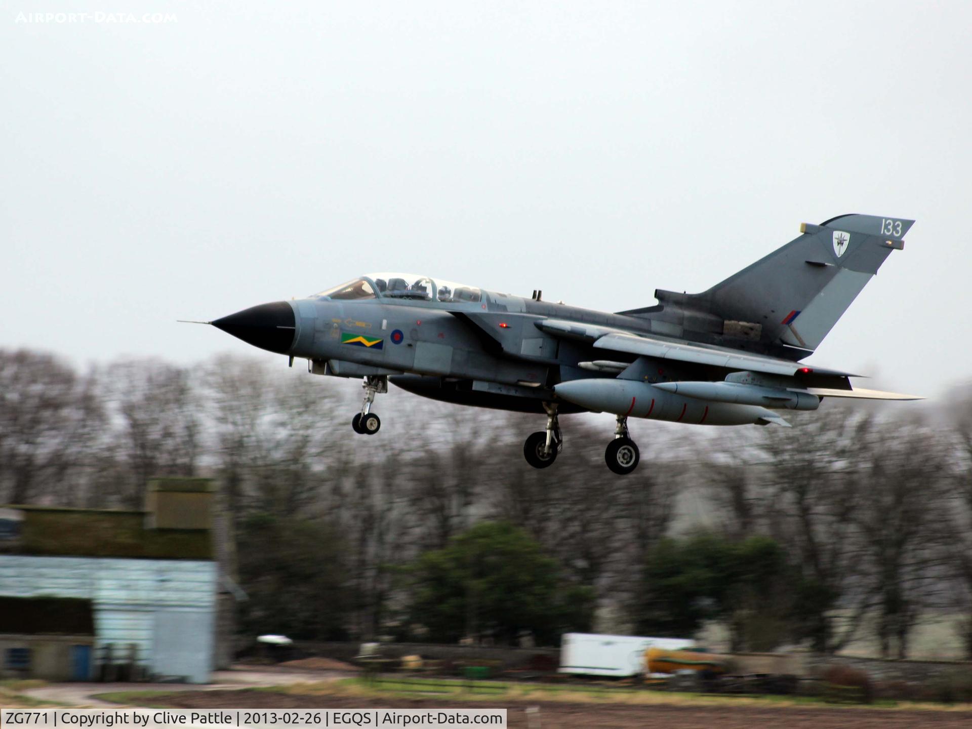 ZG771, 1991 Panavia Tornado GR.4 C/N 893/BT056/3440, In action at Lossiemouth