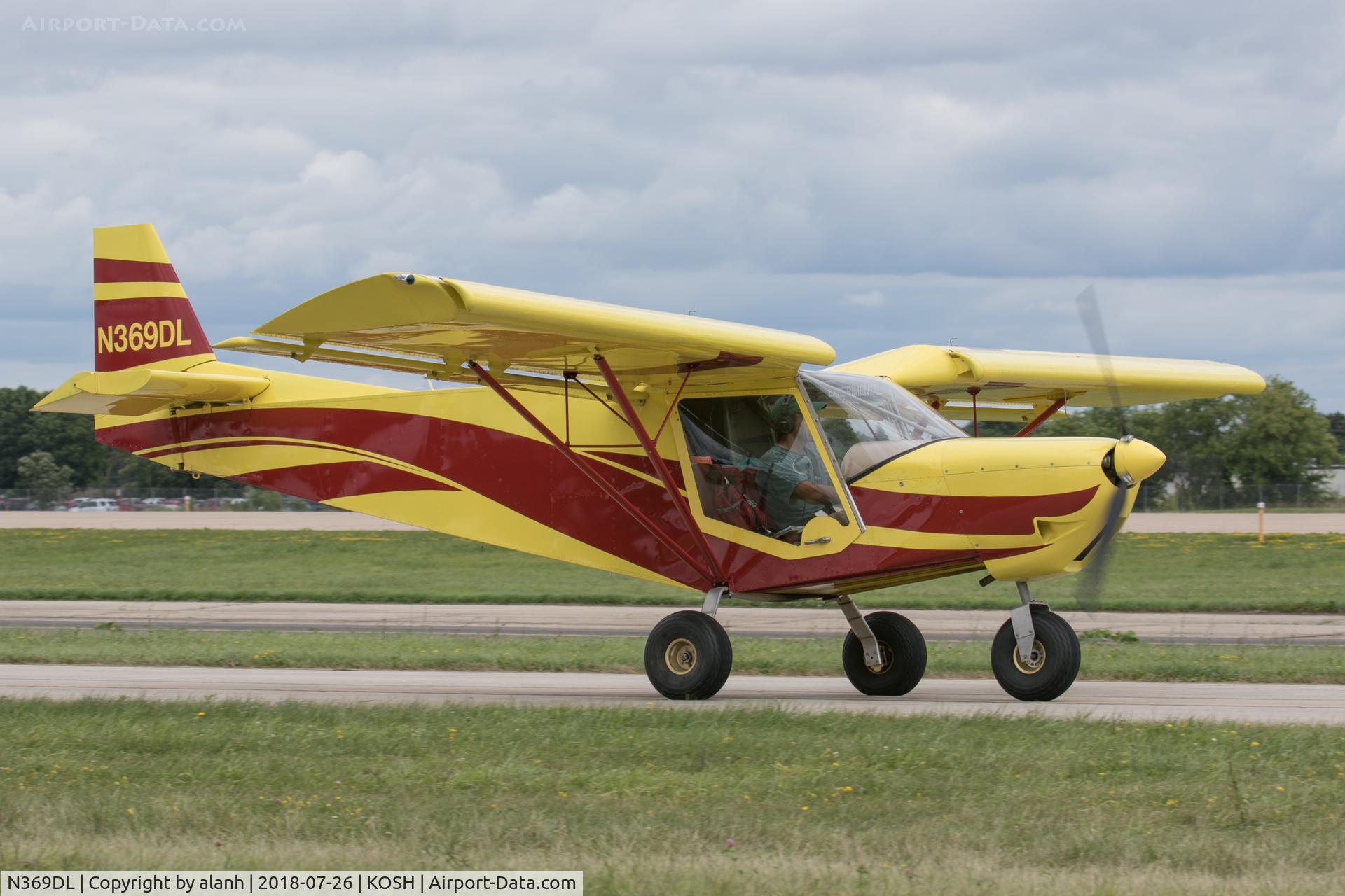 N369DL, Zenith STOL CH-701 C/N 7-6688, Taxiing for departure, AirVenture 2018