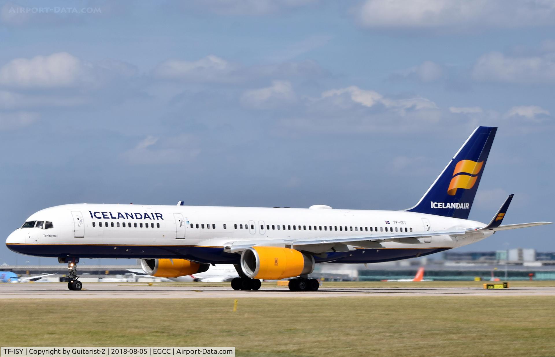 TF-ISY, 1991 Boeing 757-223 C/N 24594, At Manchester