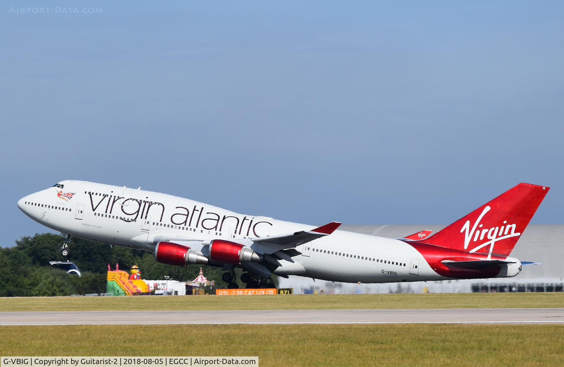 G-VBIG, 1996 Boeing 747-4Q8 C/N 26255, At Manchester
