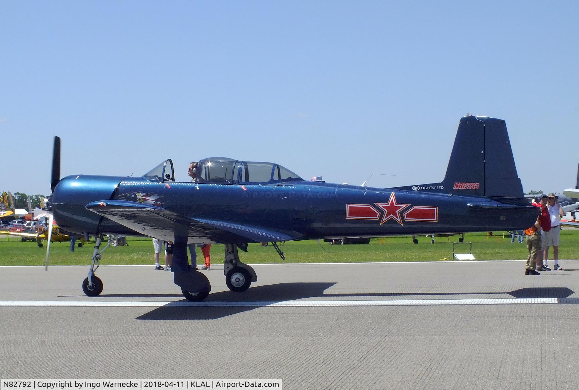 N82792, 1976 Nanchang CJ-6A C/N 2932018, Nanchang CJ-6A at 2018 Sun 'n Fun, Lakeland FL