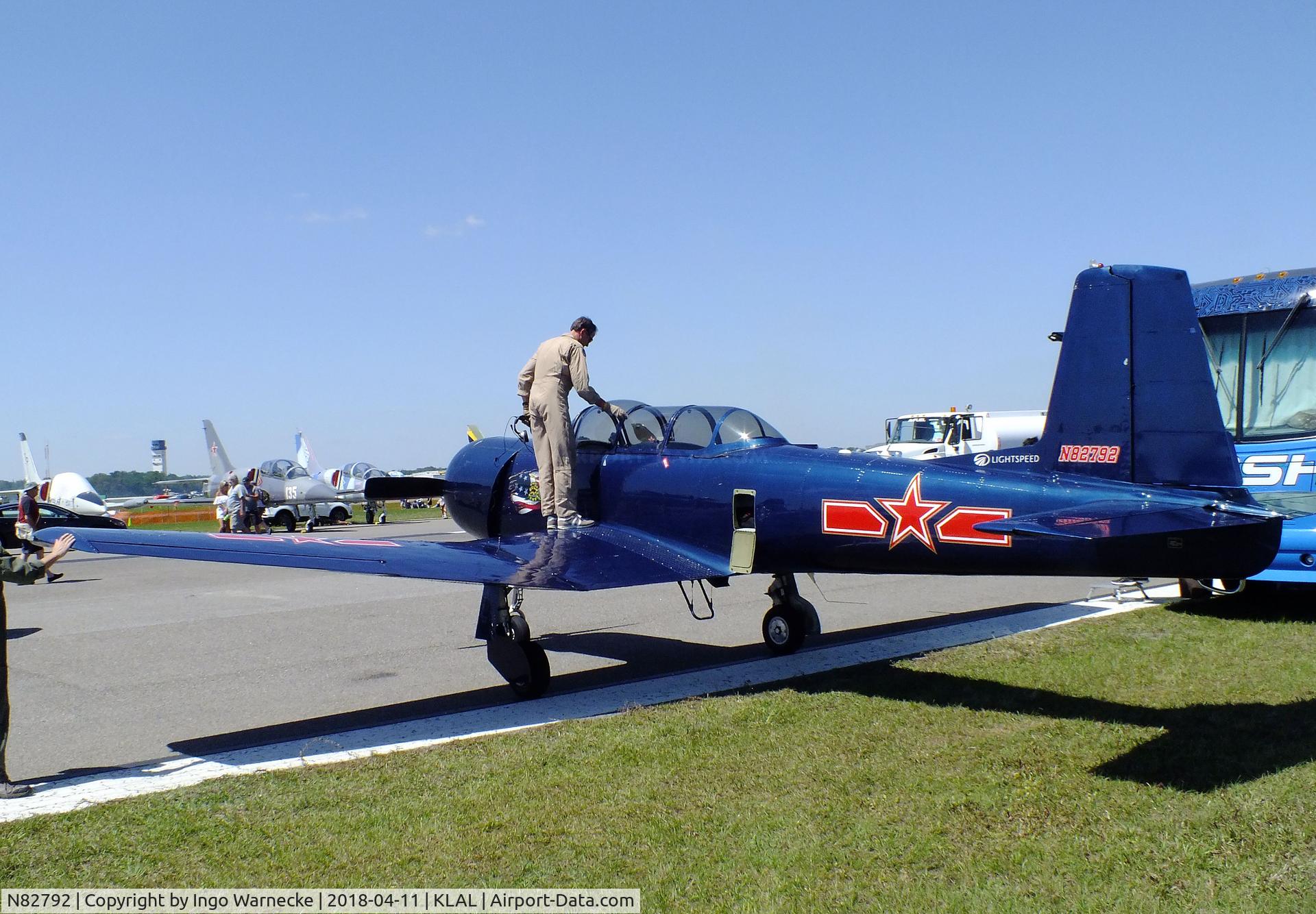 N82792, 1976 Nanchang CJ-6A C/N 2932018, Nanchang CJ-6A at 2018 Sun 'n Fun, Lakeland FL