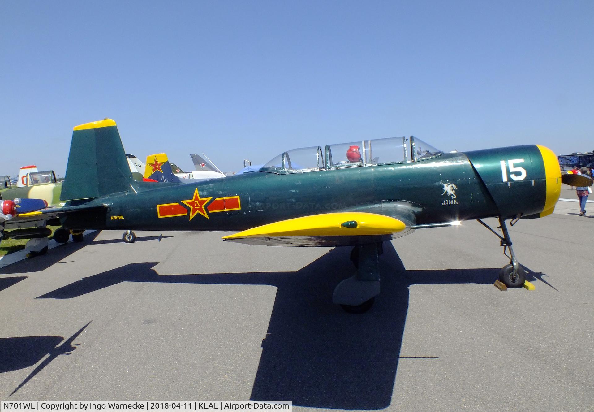 N701WL, 1975 Nanchang CJ-6 C/N 3051215, Nanchang CJ-6 at 2018 Sun 'n Fun, Lakeland FL