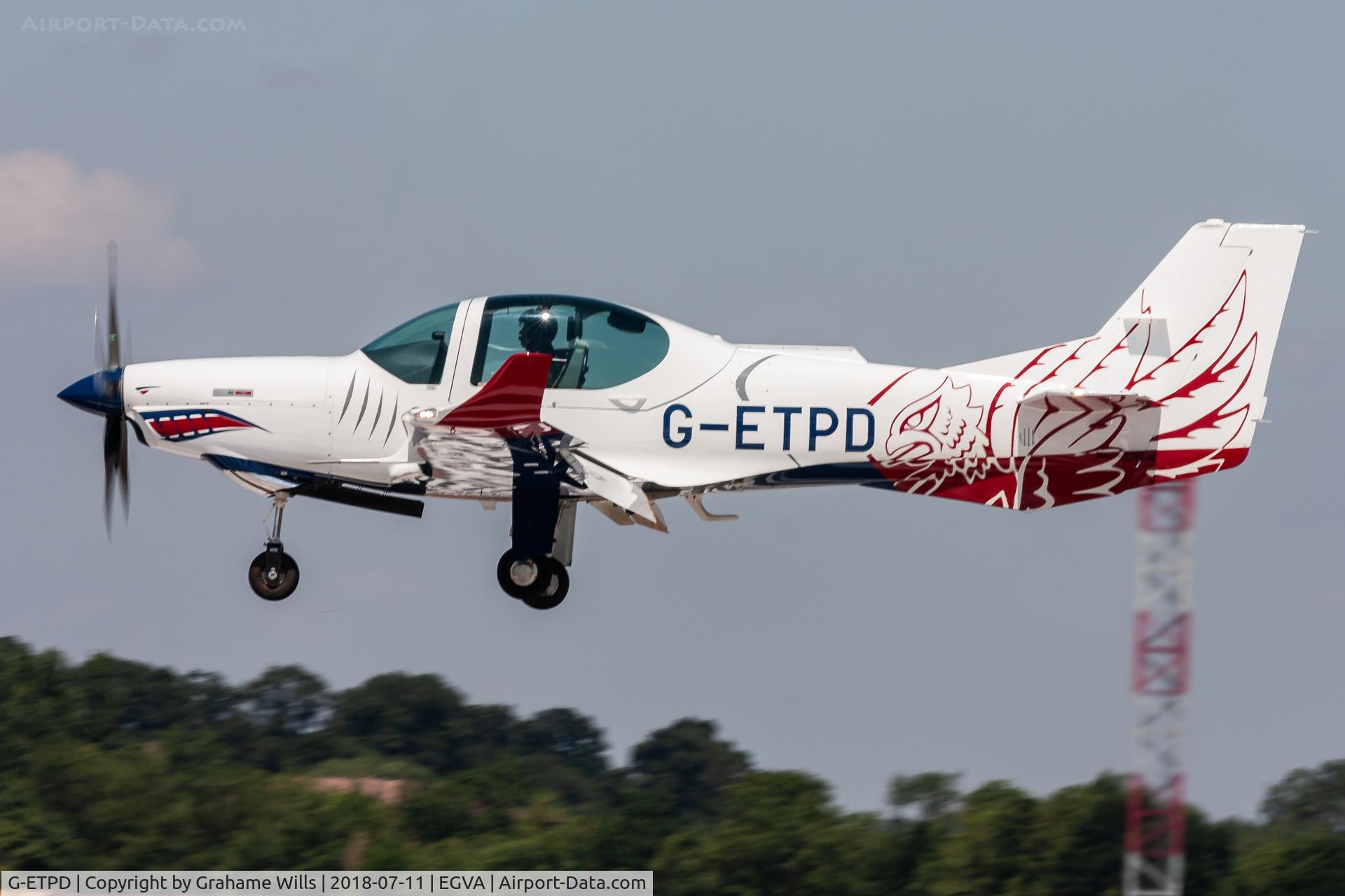 G-ETPD, 2017 Grob G-120TP-A C/N 11126, Grob G120TP G-ETPD ETPS QinetiQ Fairford 11/7/18