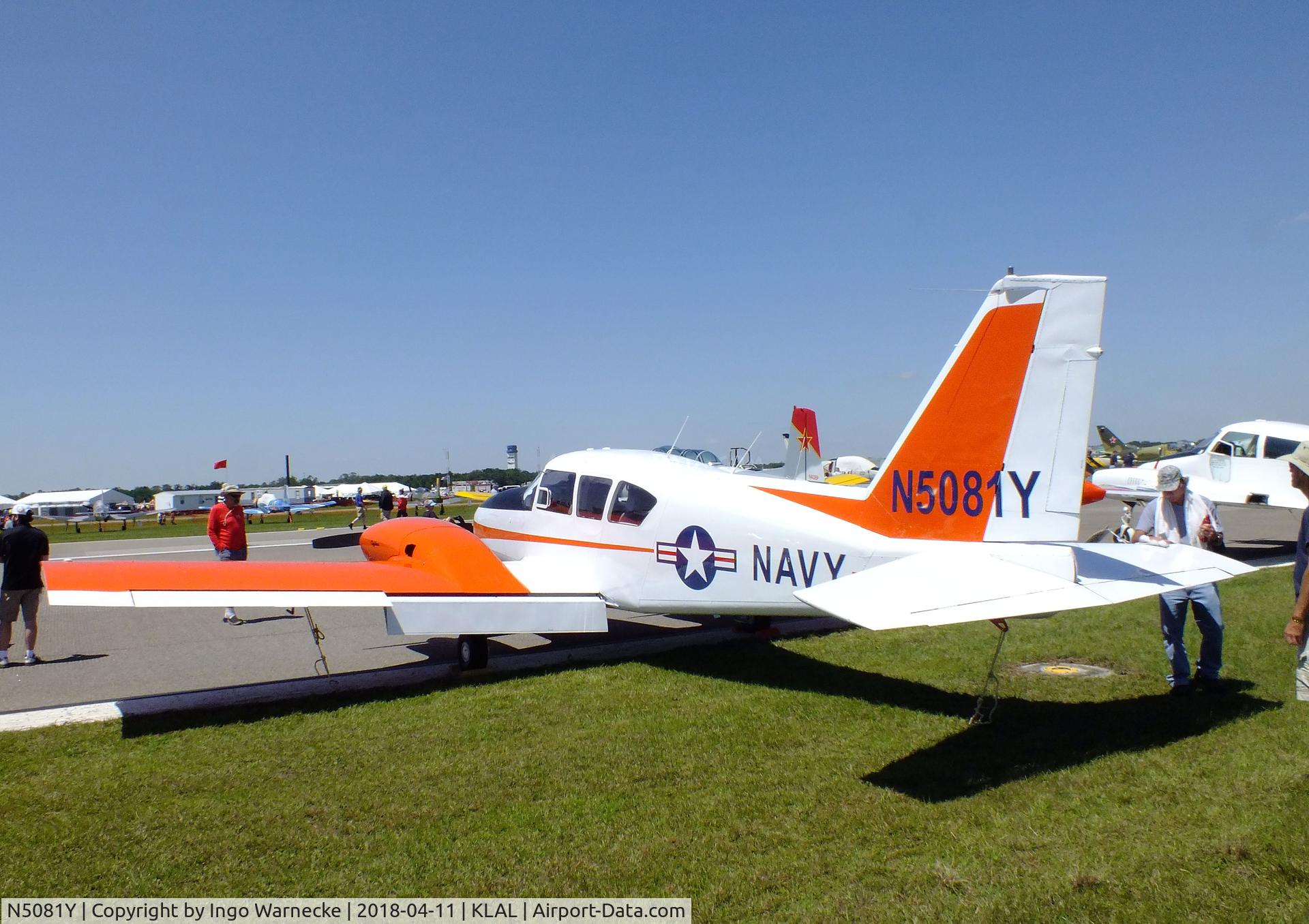 N5081Y, 1962 Piper PA-23-250 C/N 27-2099, Piper PA-23-250 Aztec at 2018 Sun 'n Fun, Lakeland FL