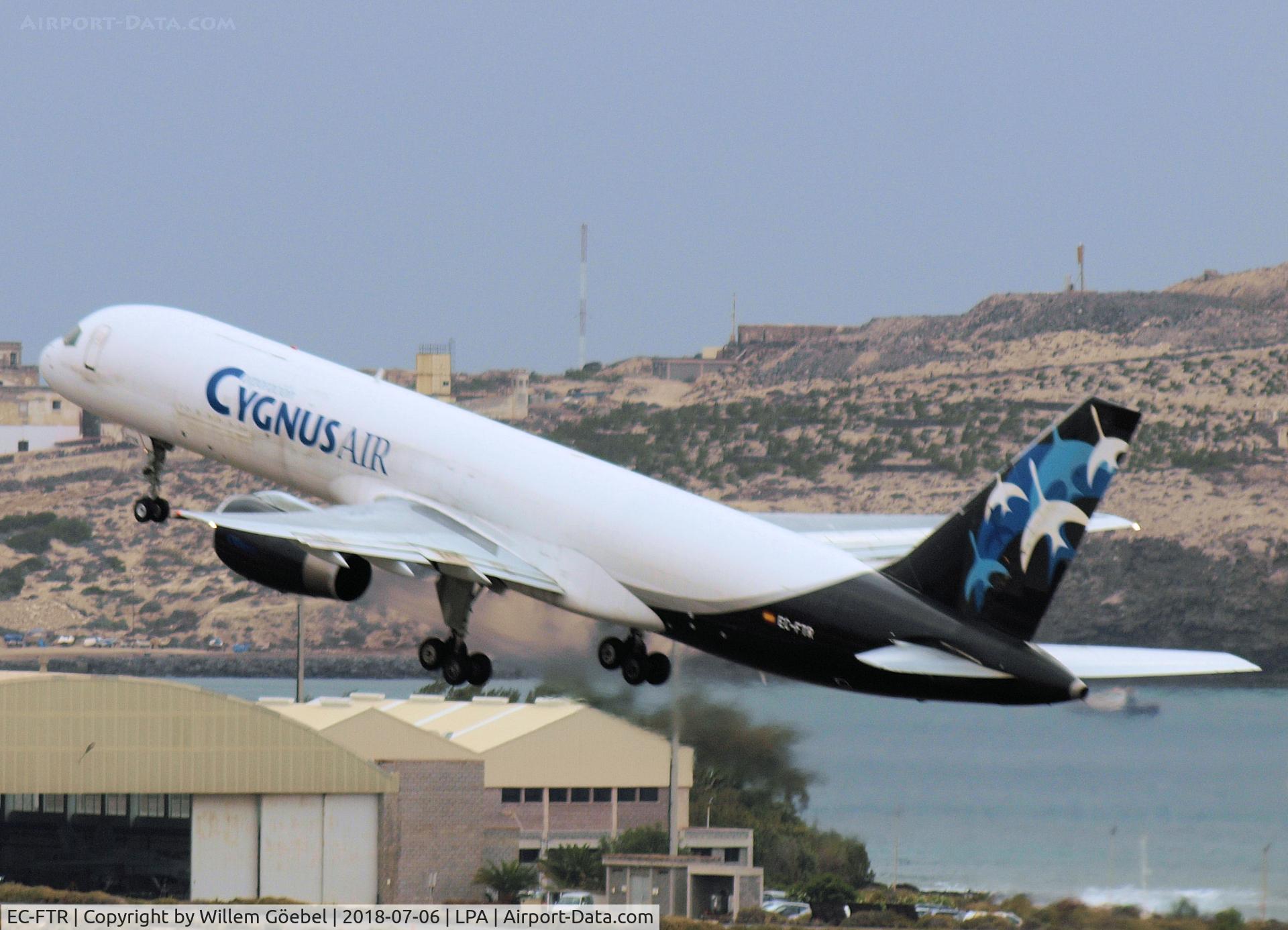 EC-FTR, 1993 Boeing 757-256(PCF) C/N 26239, Take off from LPA