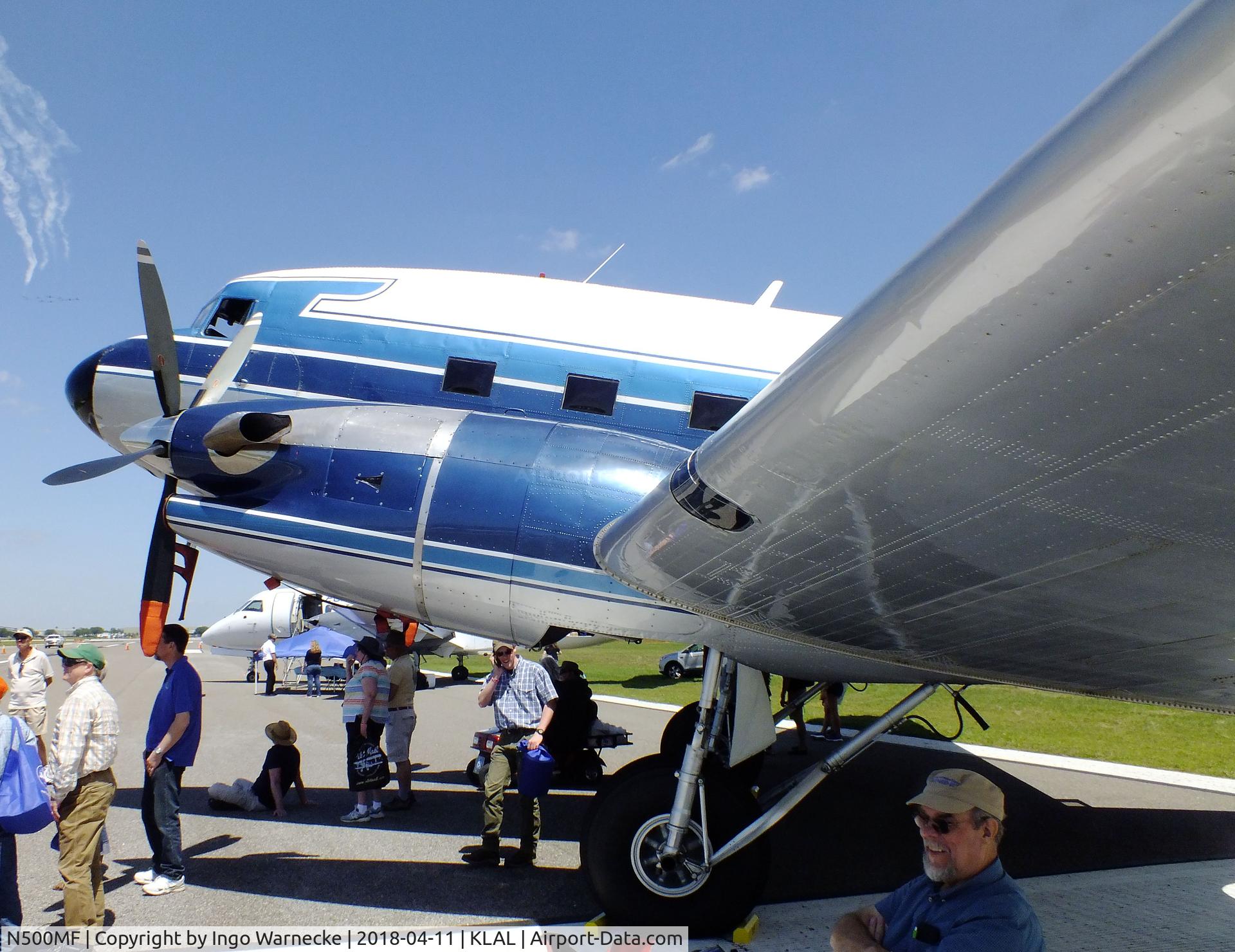 N500MF, 1944 Douglas DC-3C-TP C/N 27047, Douglas DC-3C-TP of Missionary Flights at 2018 Sun 'n Fun, Lakeland FL
