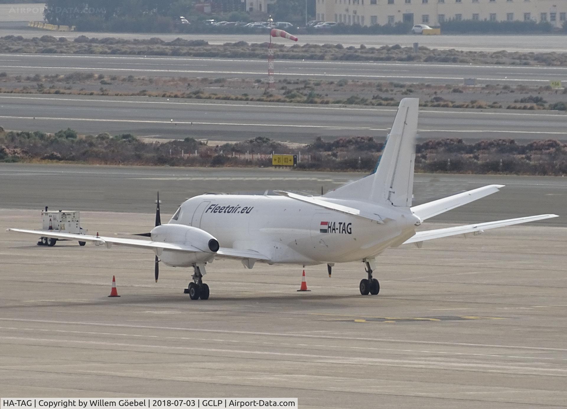 HA-TAG, 1986 Saab 340A C/N 340A-078, Parking on LPA platform