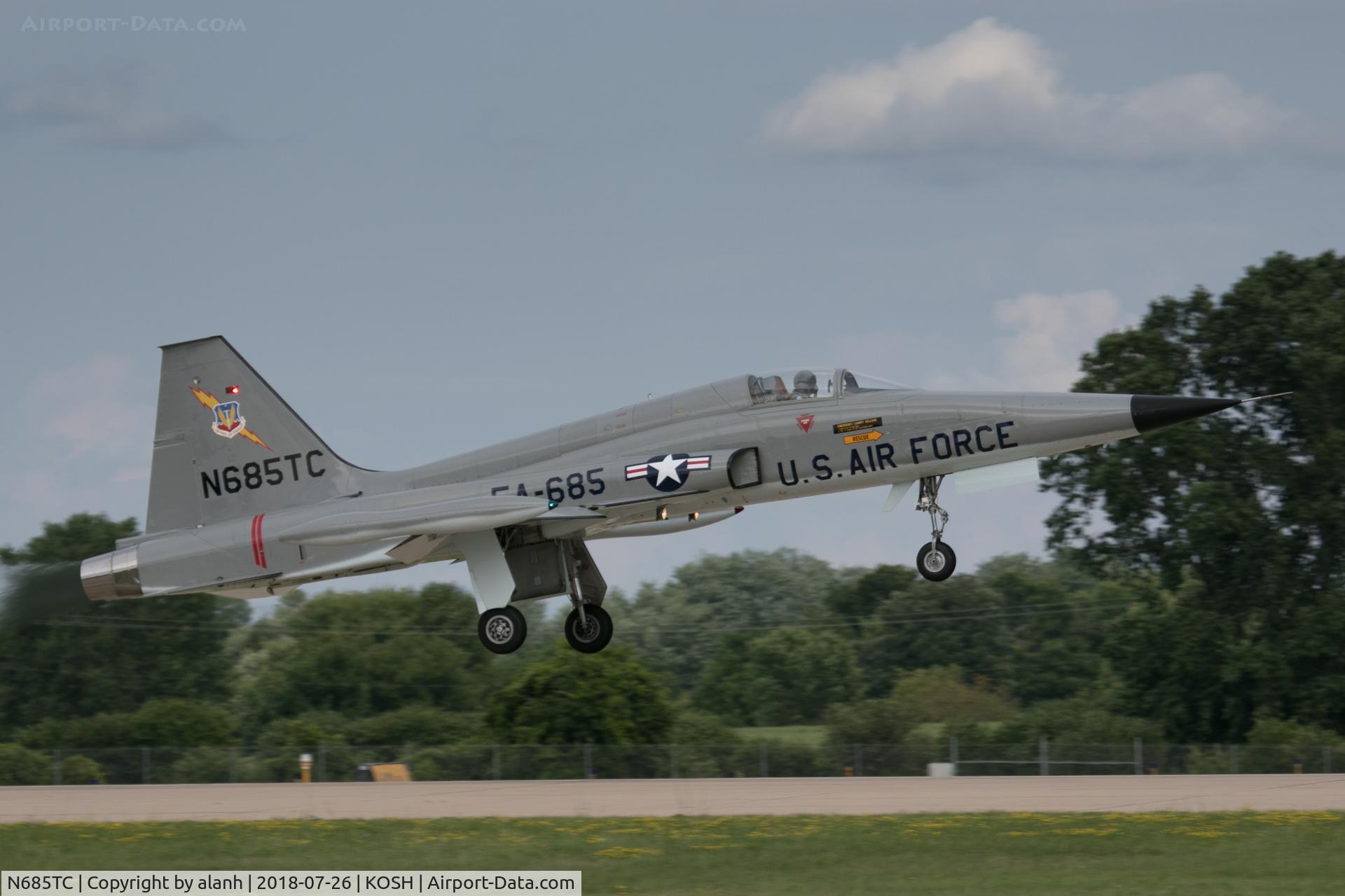 N685TC, 1968 Northrop RF-5A Freedom Fighter C/N 1009, At AirVenture 2018