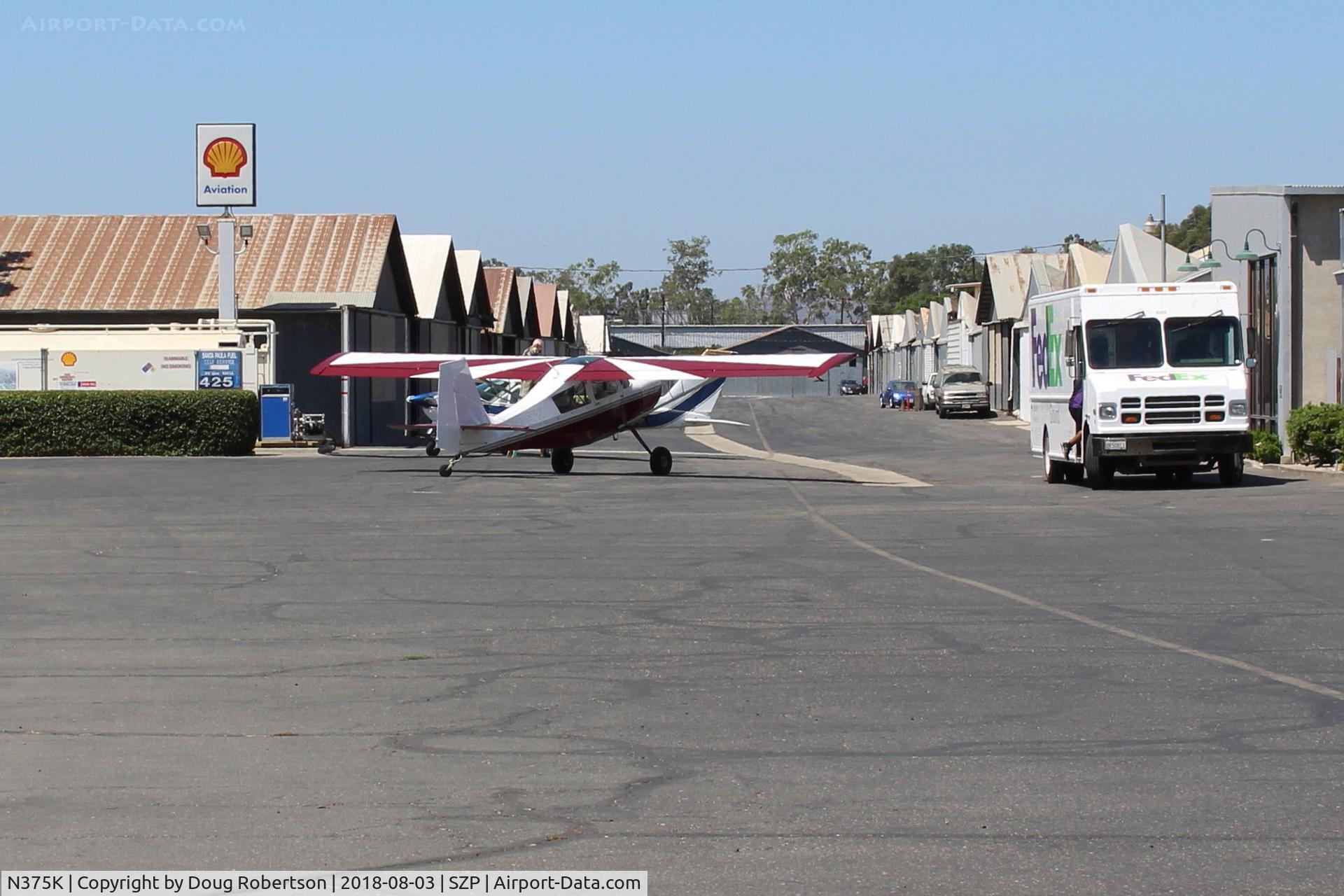 N375K, American Champion 8GCBC Scout C/N 530-2010, 2010 American Champion 8GCBC SCOUT, Lycoming O-360-E2C 180 Hp, at Fuel Dock