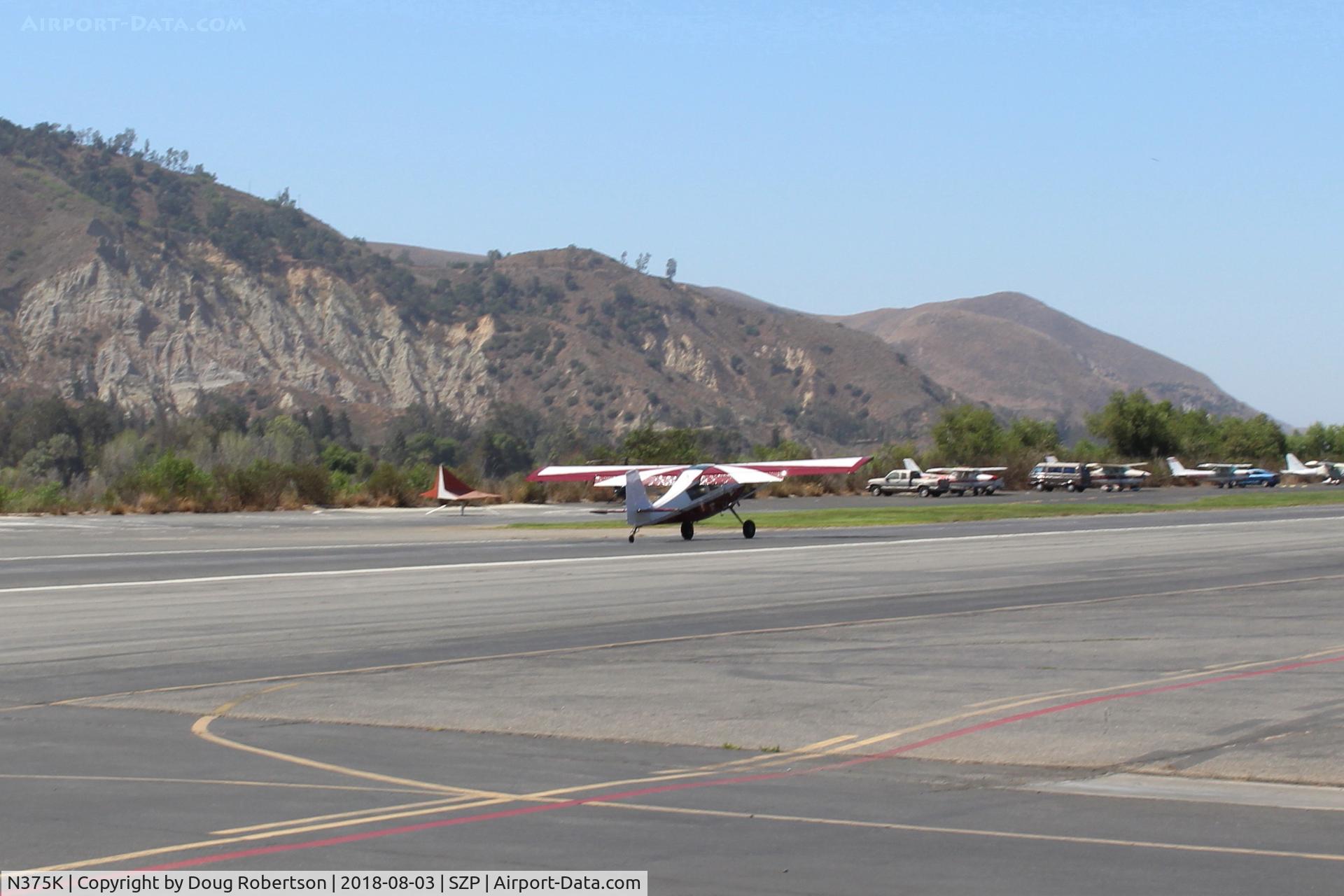 N375K, American Champion 8GCBC Scout C/N 530-2010, 2010 American Champion 8GCBC SCOUT, Lycoming O-360-E2C 180 Hp, landing roll Rwy 22