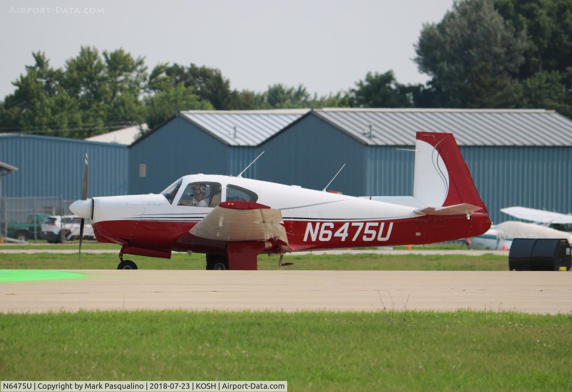 N6475U, 1962 Mooney M20C Ranger C/N 2222, Mooney M20C
