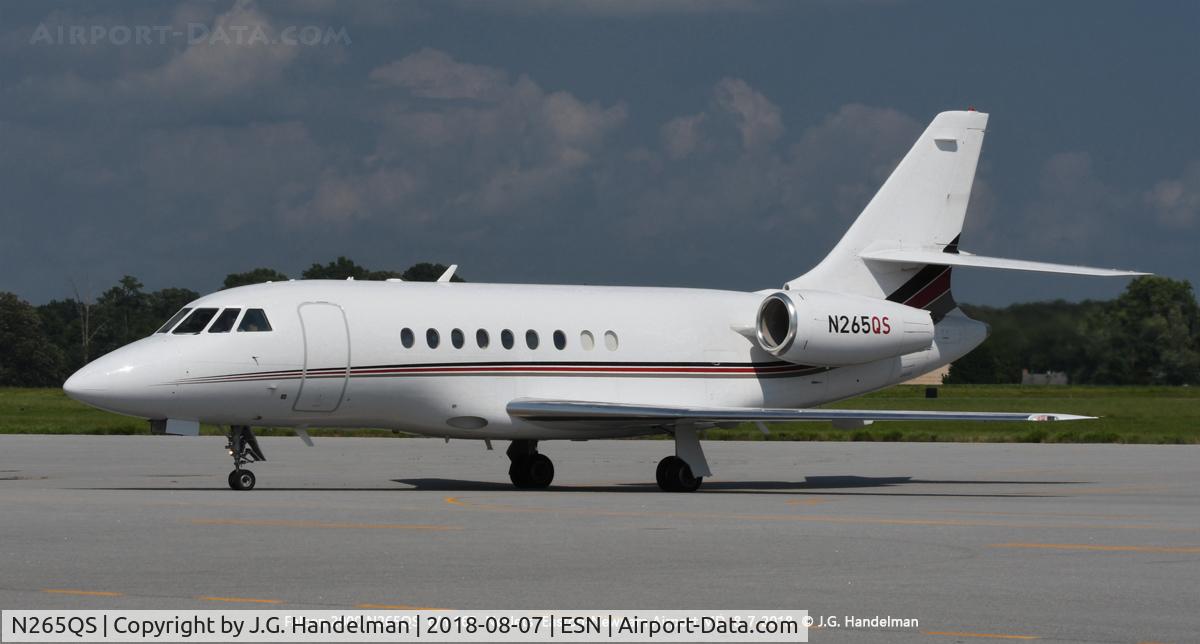 N265QS, 2001 Dassault Falcon 2000 C/N 165, At Easton-Newnam Airport.