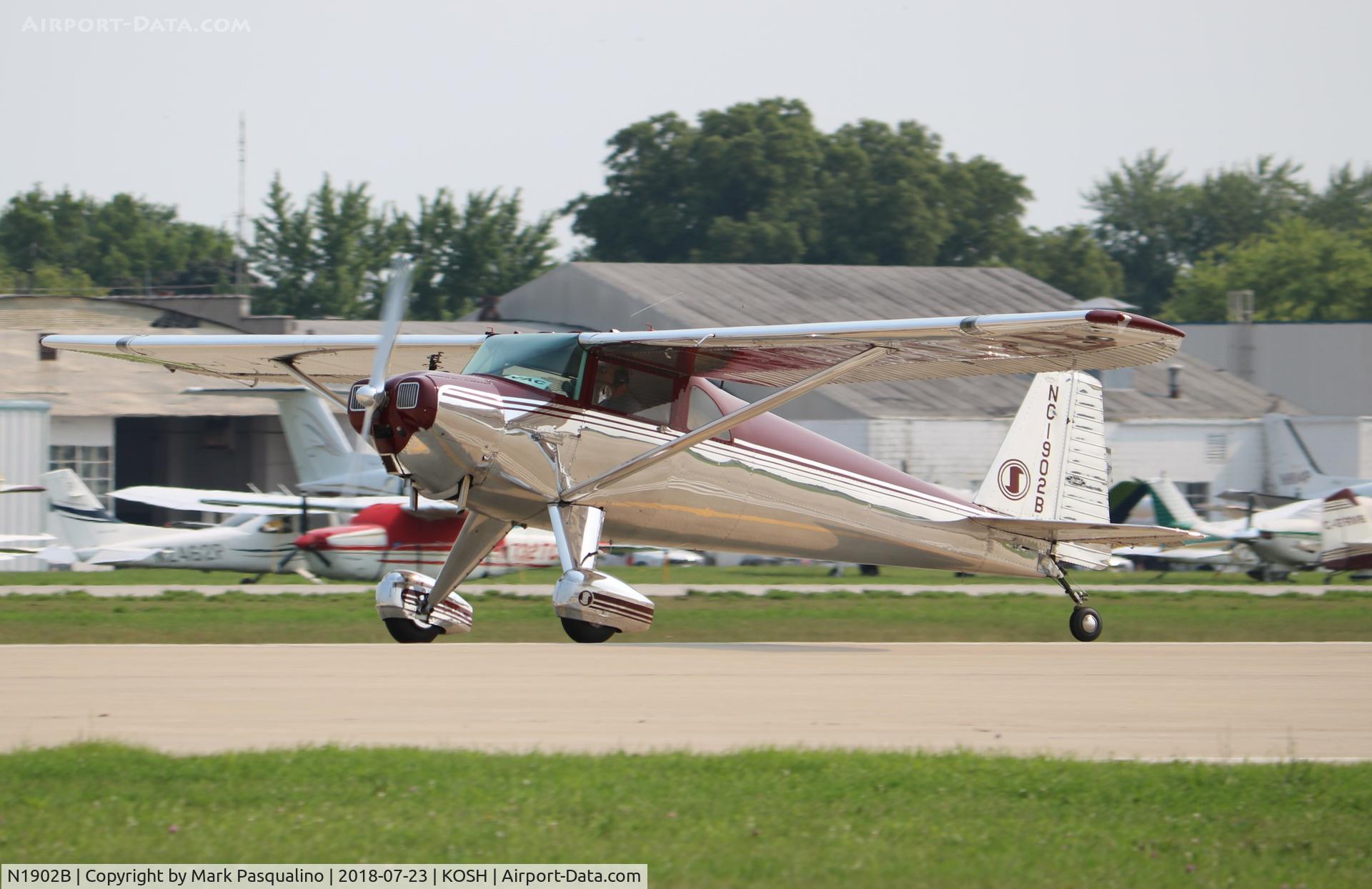 N1902B, 1948 Luscombe 8F Silvaire C/N 6329, Luscombe 8F