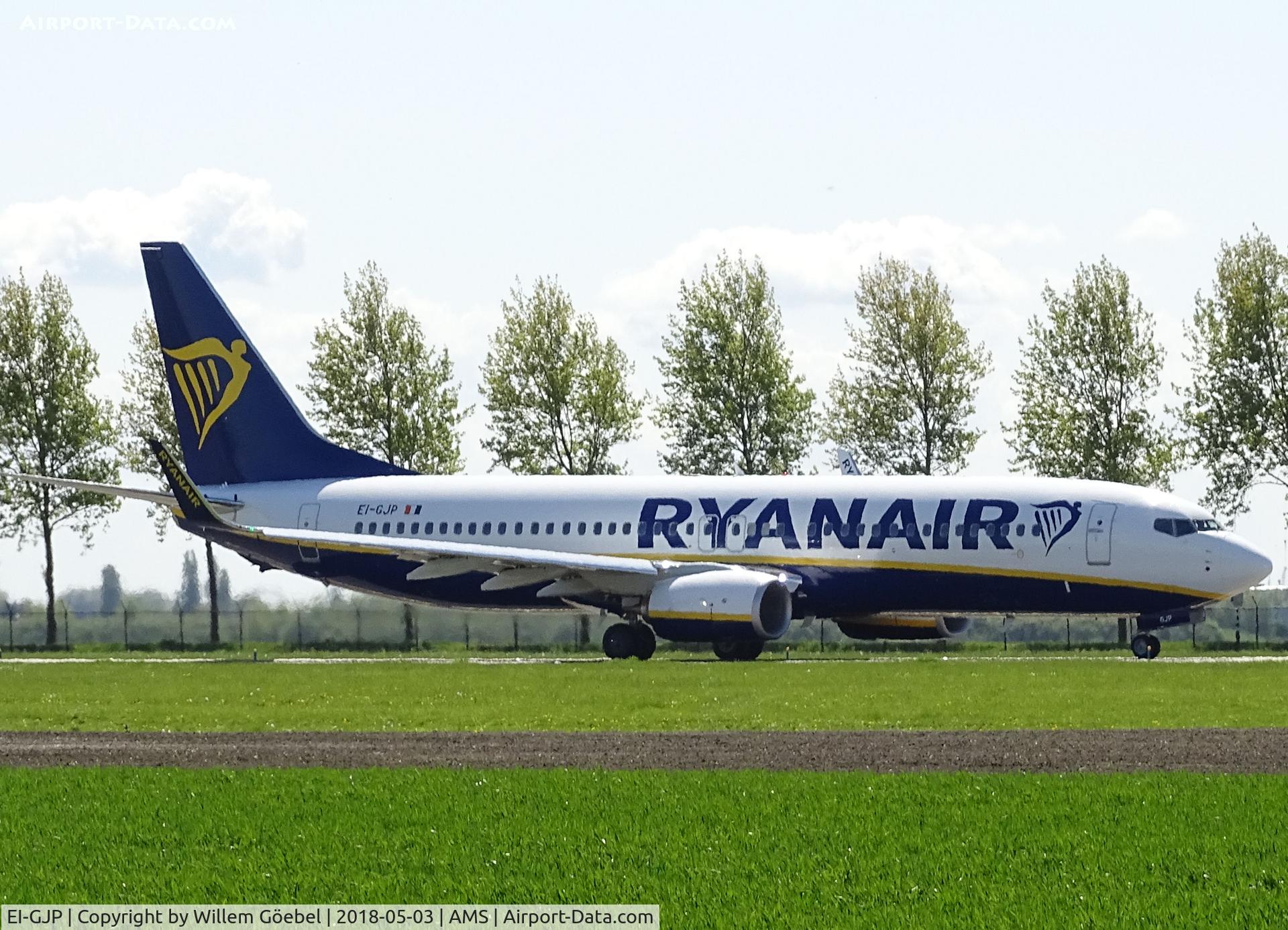 EI-GJP, 2018 Boeing 737-8AS C/N 44834, Taxi to runway 36L of Schiphol Airport