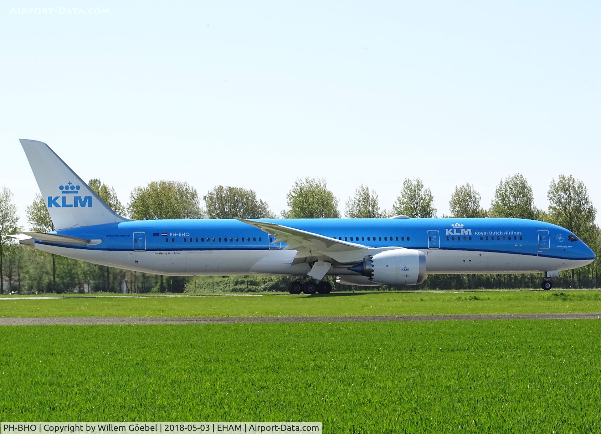 PH-BHO, 2018 Boeing 787-9 Dreamliner Dreamliner C/N 42509, Taxi to runway 36L of Schiphol Airport