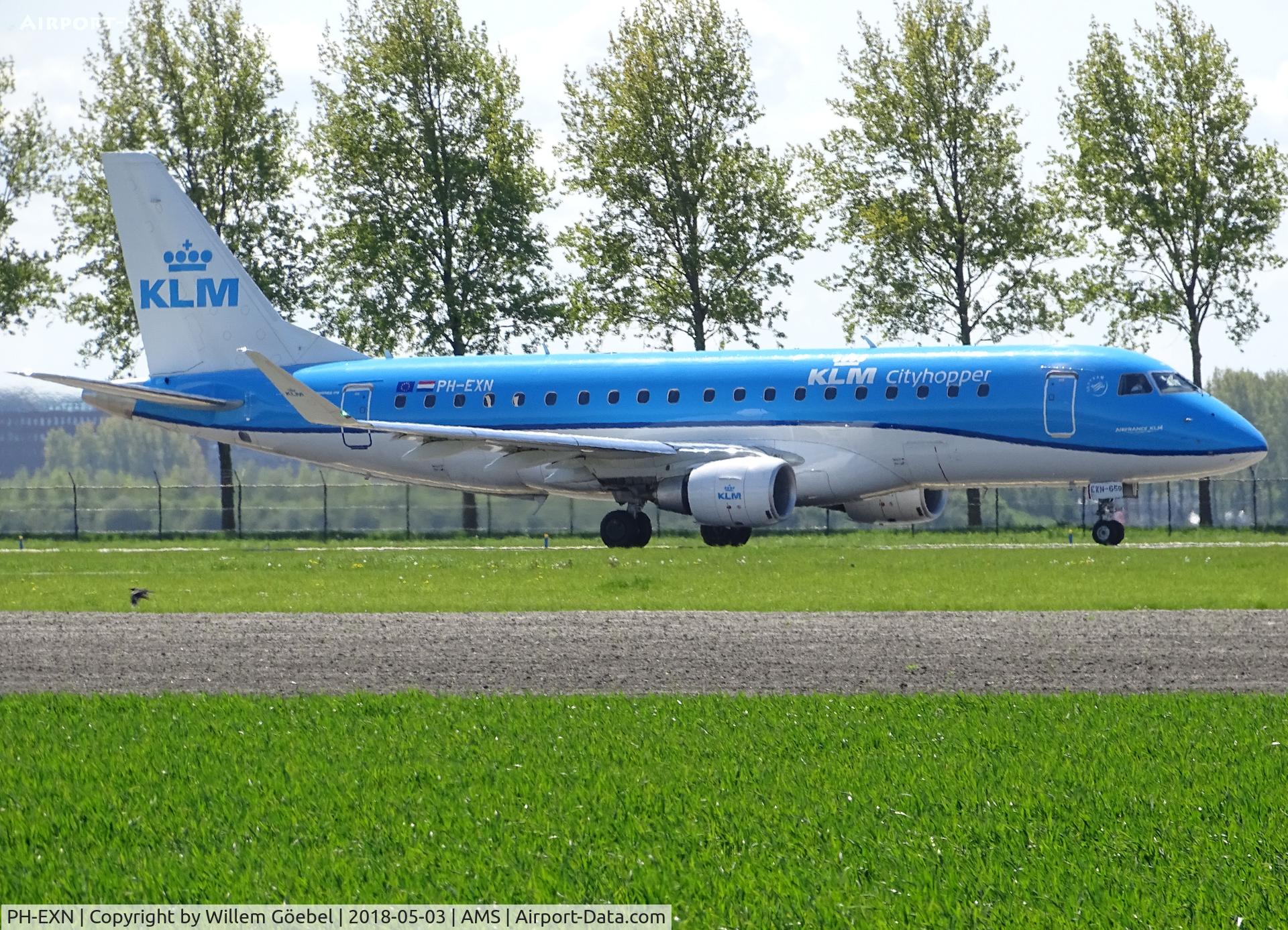 PH-EXN, 2017 Embraer ERJ-175STD (ERJ-170-200) C/N 17000659, Taxi to runway 36L of Schiphol Airport