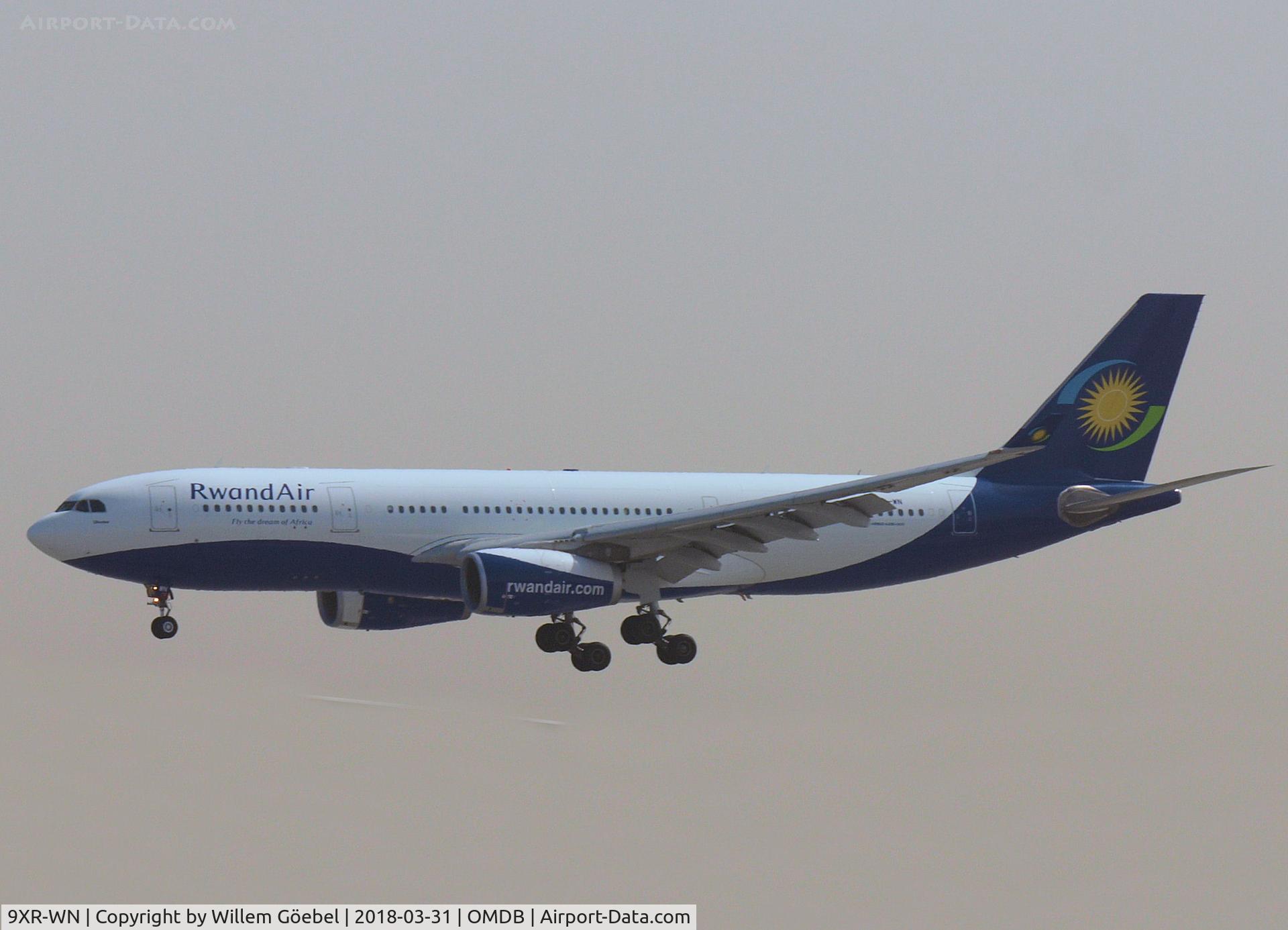 9XR-WN, 2016 Airbus A330-243 C/N 1741, Landing on DUBAI INTERNATIONAL Airport