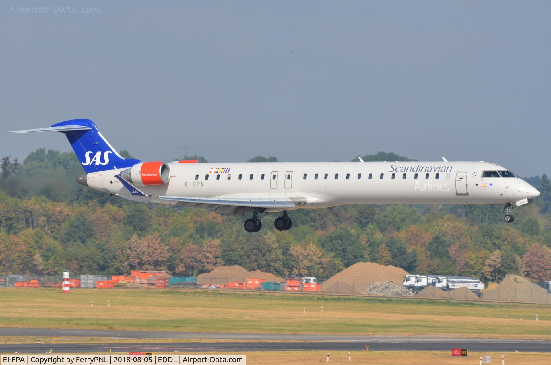 EI-FPA, 2016 Bombardier CRJ-900LR (CL-600-2D24) C/N 15398, Arrival of SAS CL900