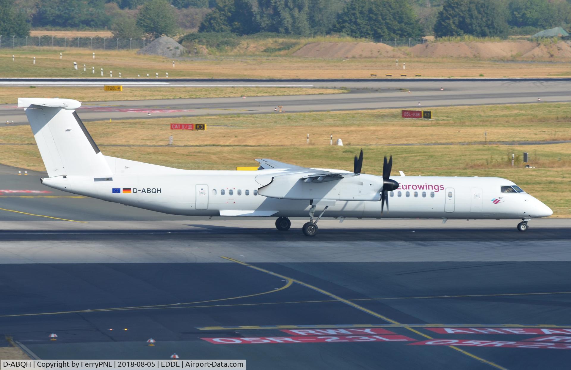 D-ABQH, 2009 De Havilland Canada DHC-8-402 Dash 8 C/N 4256, DHC( of Eurowing taxying past