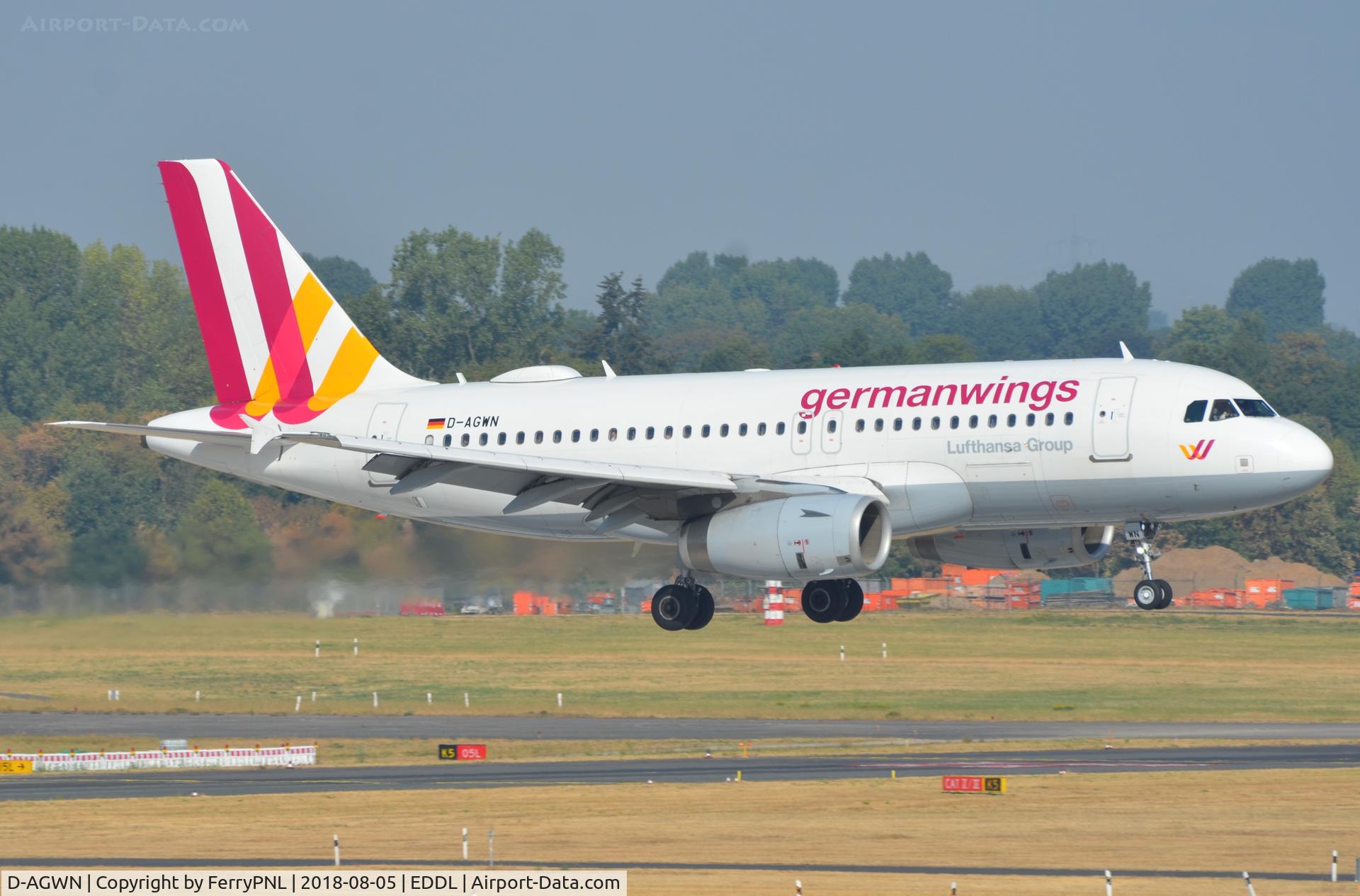 D-AGWN, 2009 Airbus A319-132 C/N 3841, Germanwings A319 operating now for Eurowings