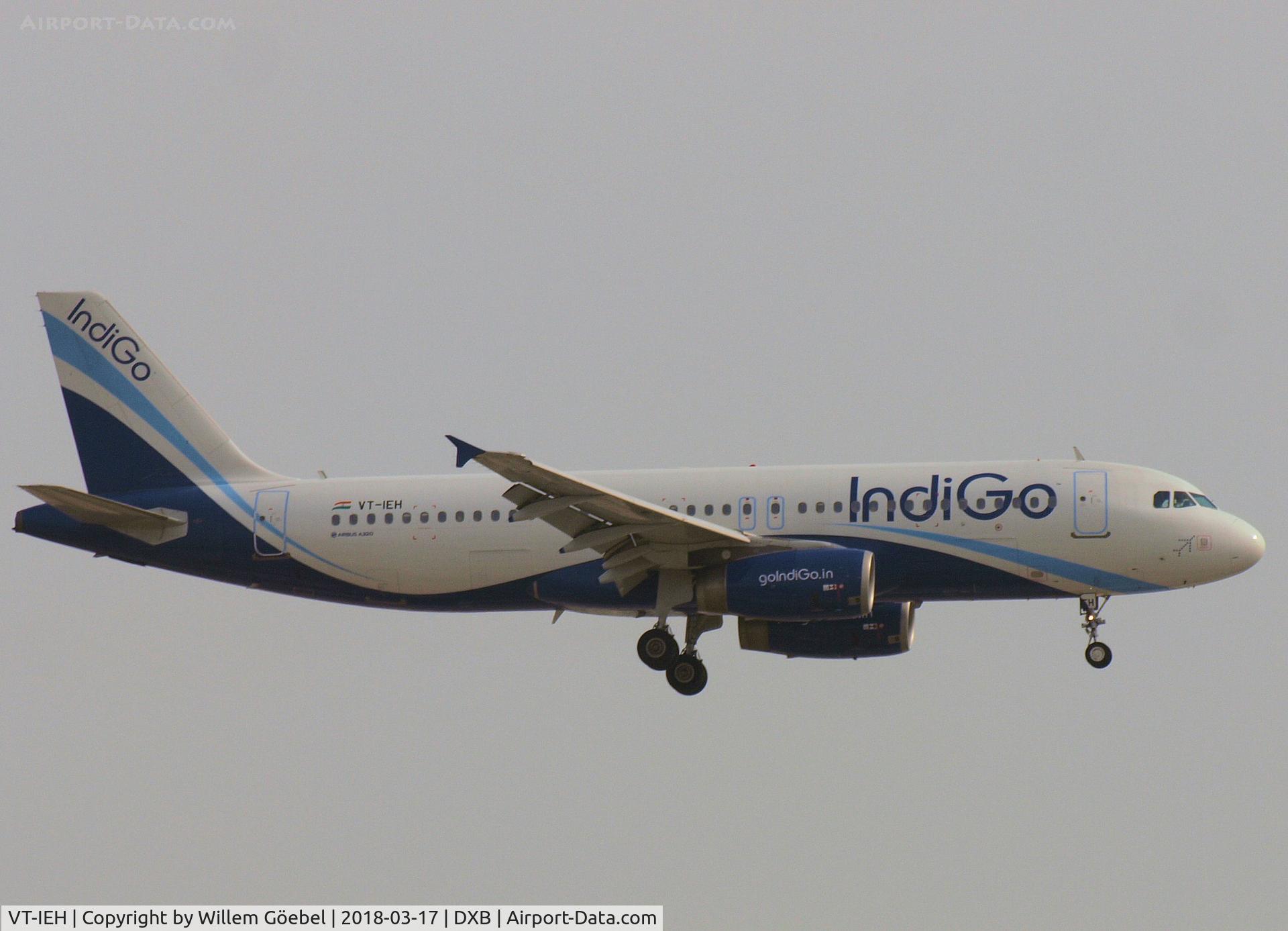 VT-IEH, 2011 Airbus A320-232 C/N 4757, Landing on DUBAI INTERNATIONAL Airport