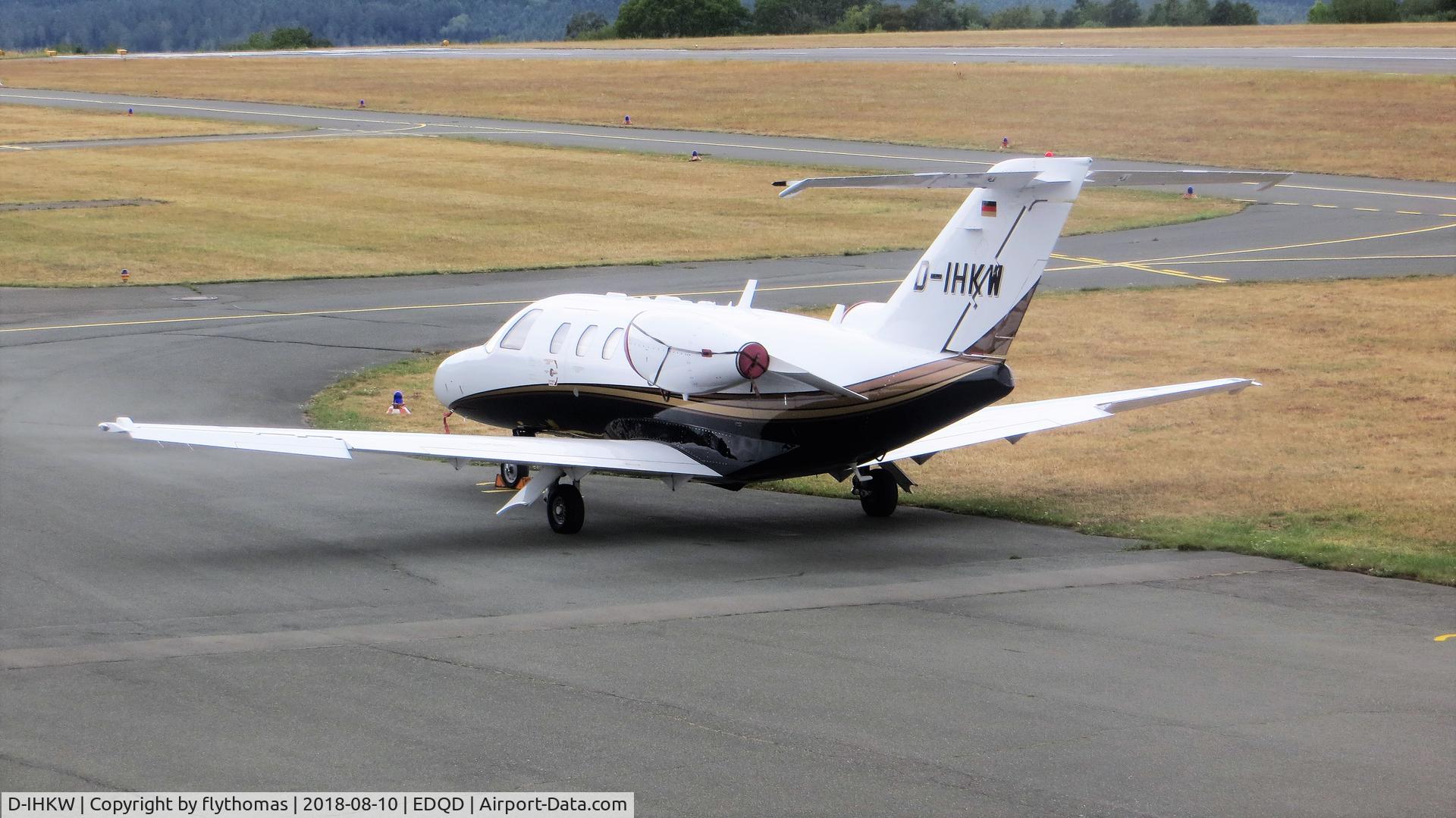 D-IHKW, 2008 Cessna 525 CitationJet CJ1+ C/N 525-0677, D-IHKW Bayreuth Airport, Bindlacher Berg