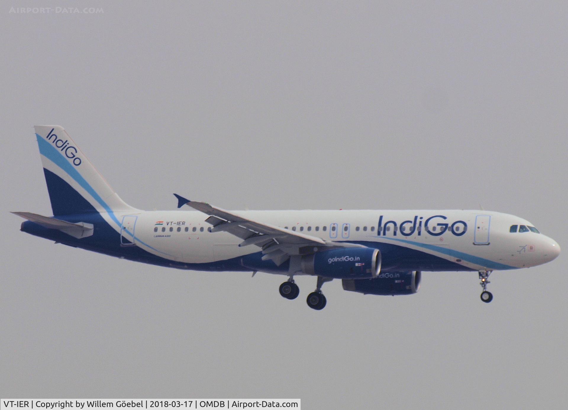 VT-IER, 2012 Airbus A320-232 C/N 5076, Landing on DUBAI INTERNATIONAL Airport