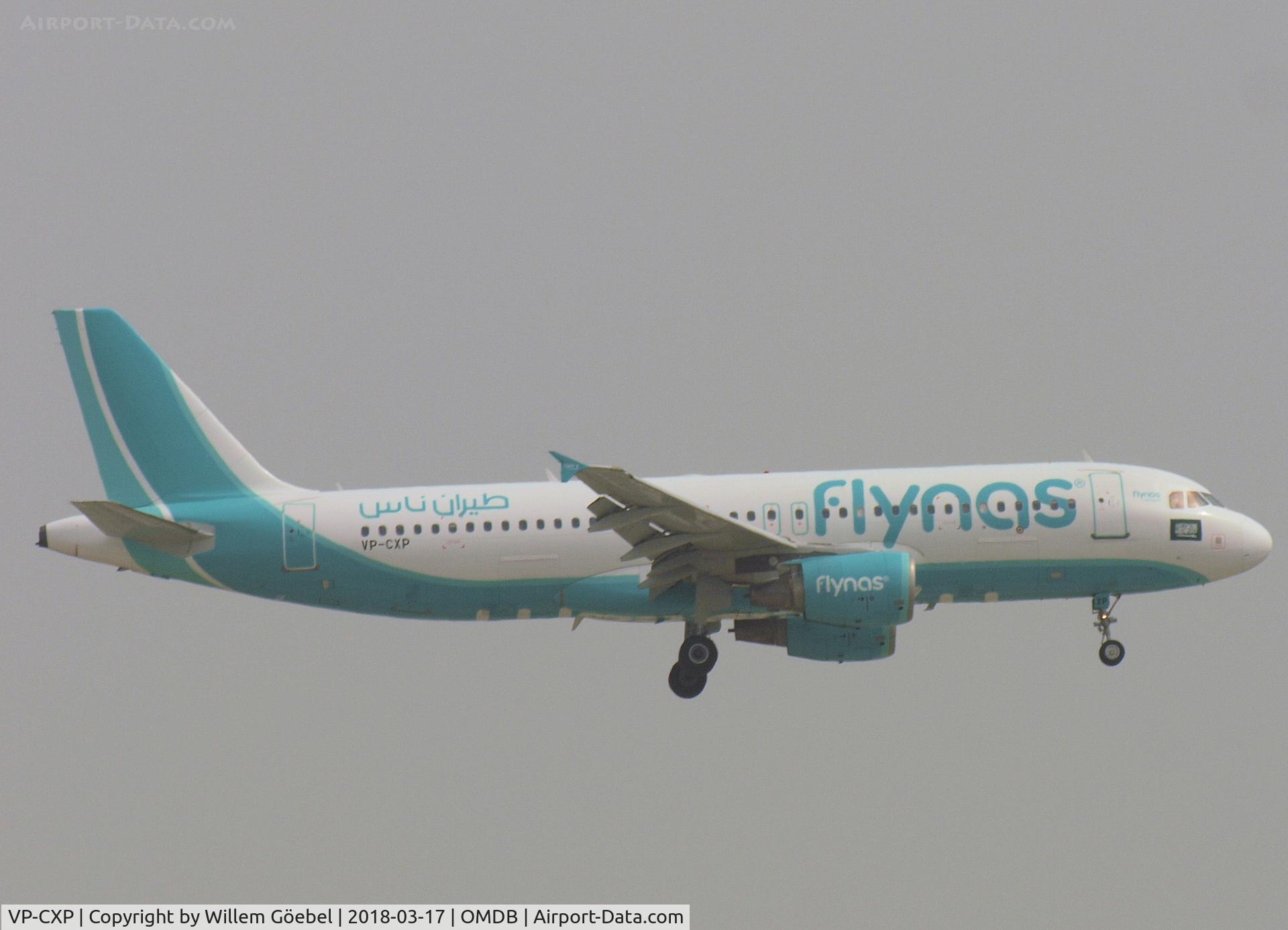 VP-CXP, 2009 Airbus A320-214 C/N 3889, Landing on DUBAI INTERNATIONAL Airport