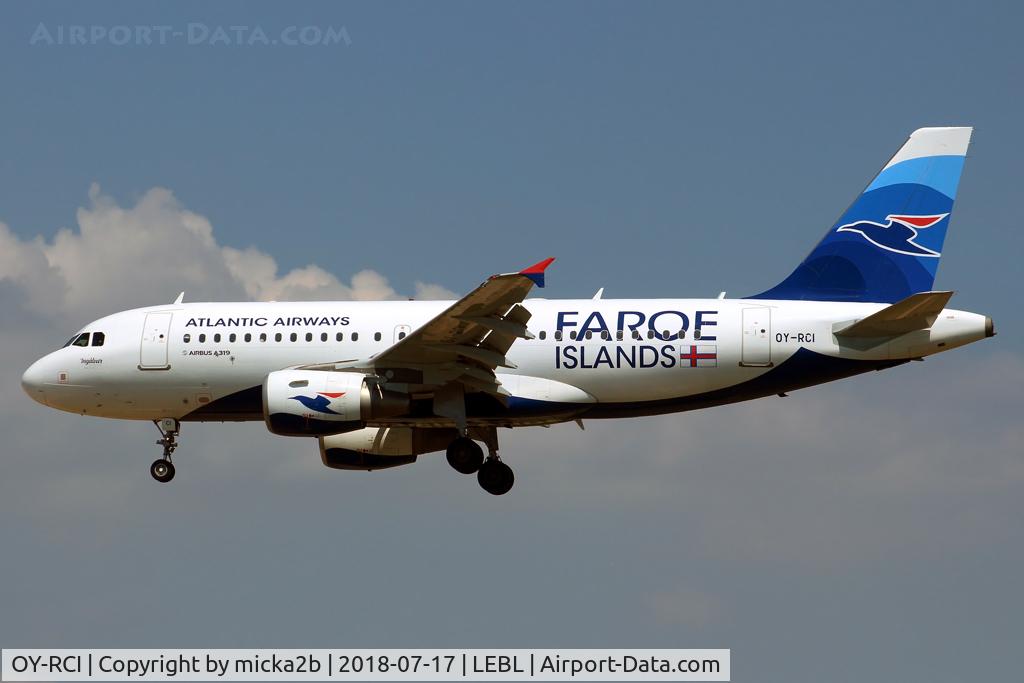 OY-RCI, 2009 Airbus A319-112 C/N 3905, Landing