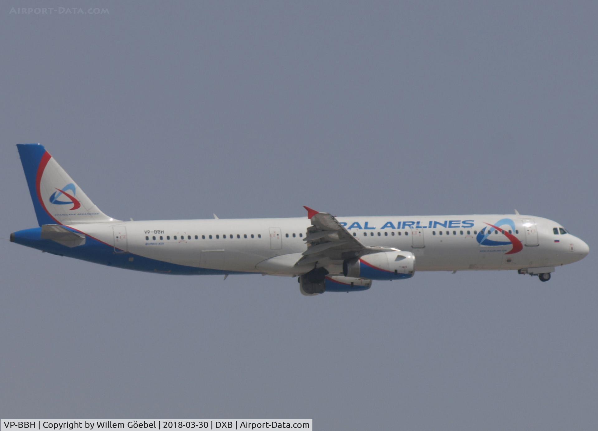 VP-BBH, 2006 Airbus A321-231 C/N 2862, Take off from DUBAI INTERNATIONAL Airport