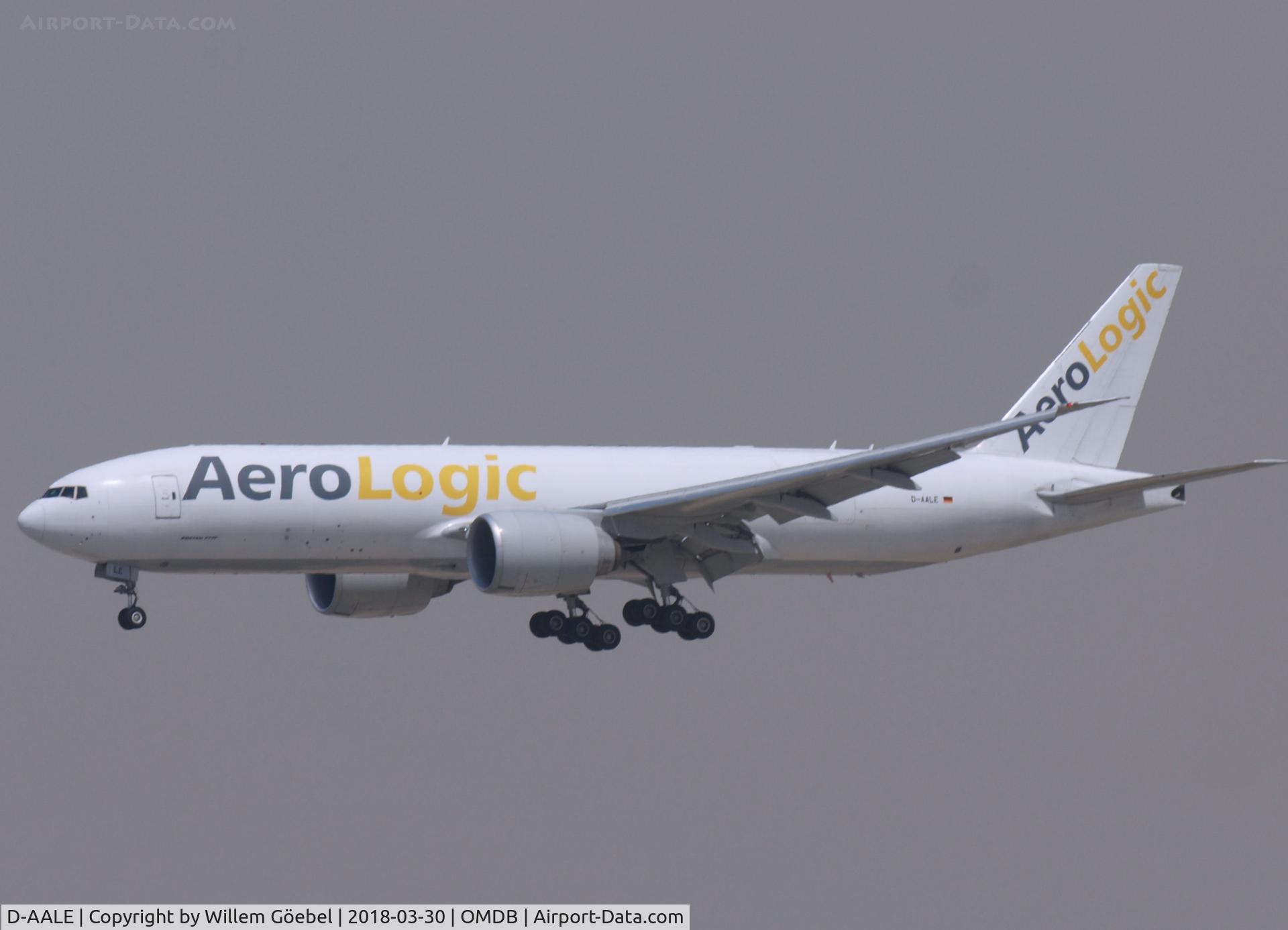 D-AALE, 2010 Boeing 777-FZN C/N 36198, Landing on DUBAI INTERNATIONAL Airport