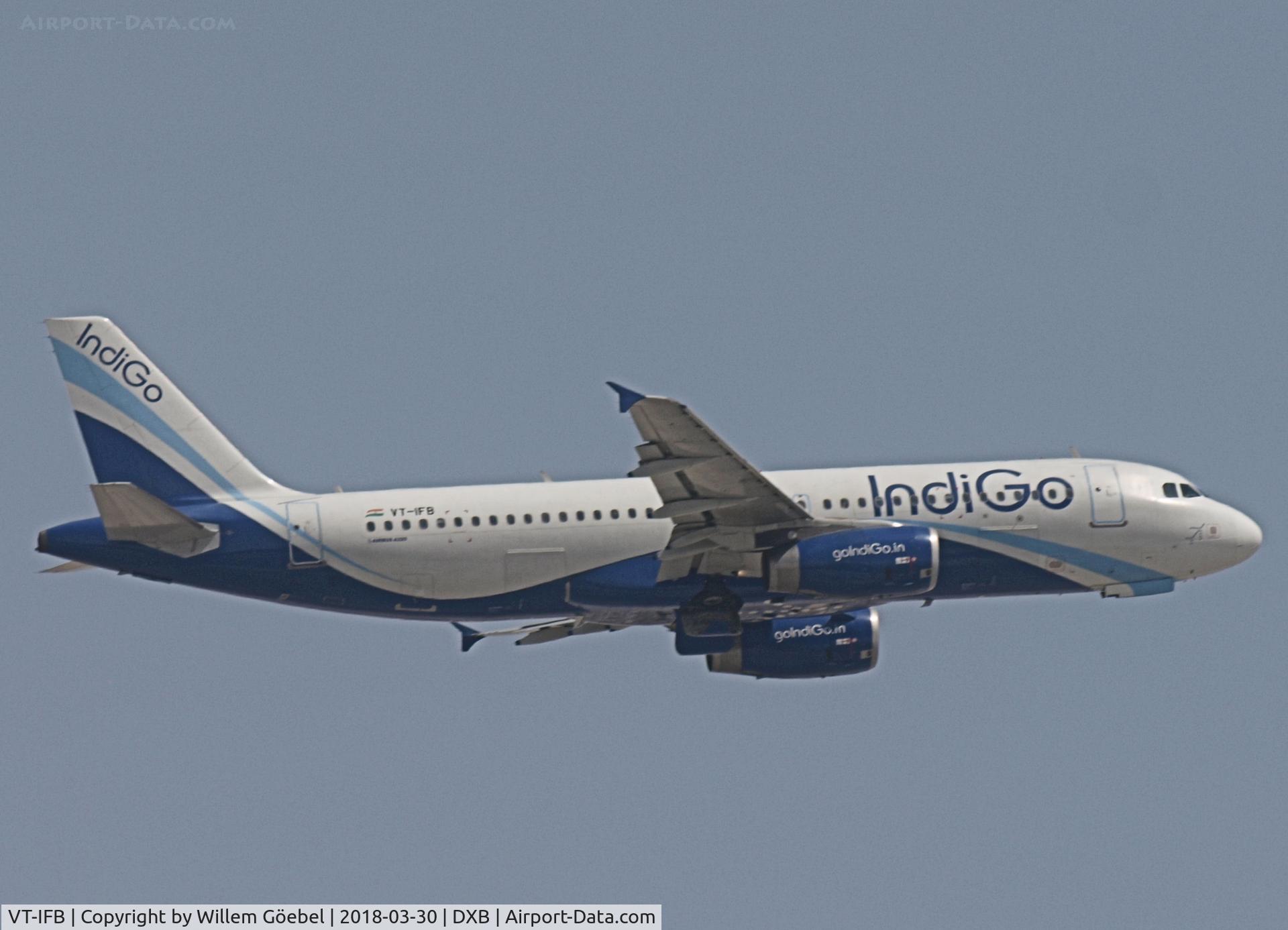 VT-IFB, 2012 Airbus A320-232 C/N 5262, Take off from DUBAI INTERNATIONAL Airport
