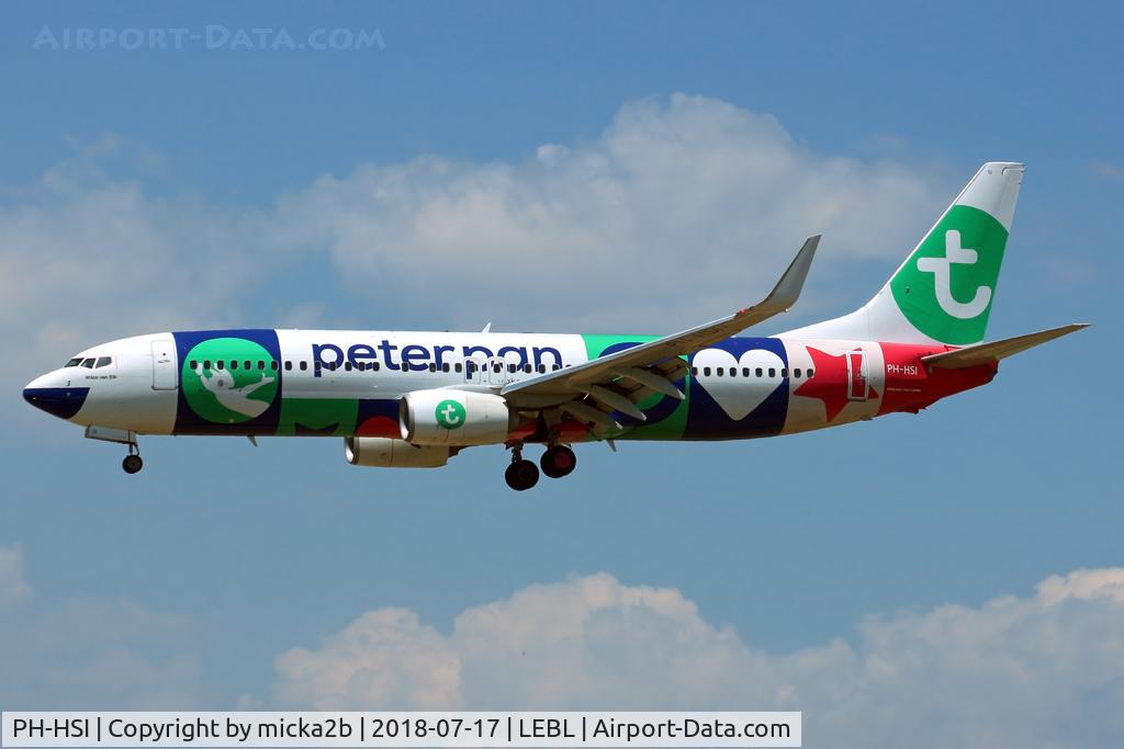 PH-HSI, 2013 Boeing 737-8K2 C/N 42148, Landing