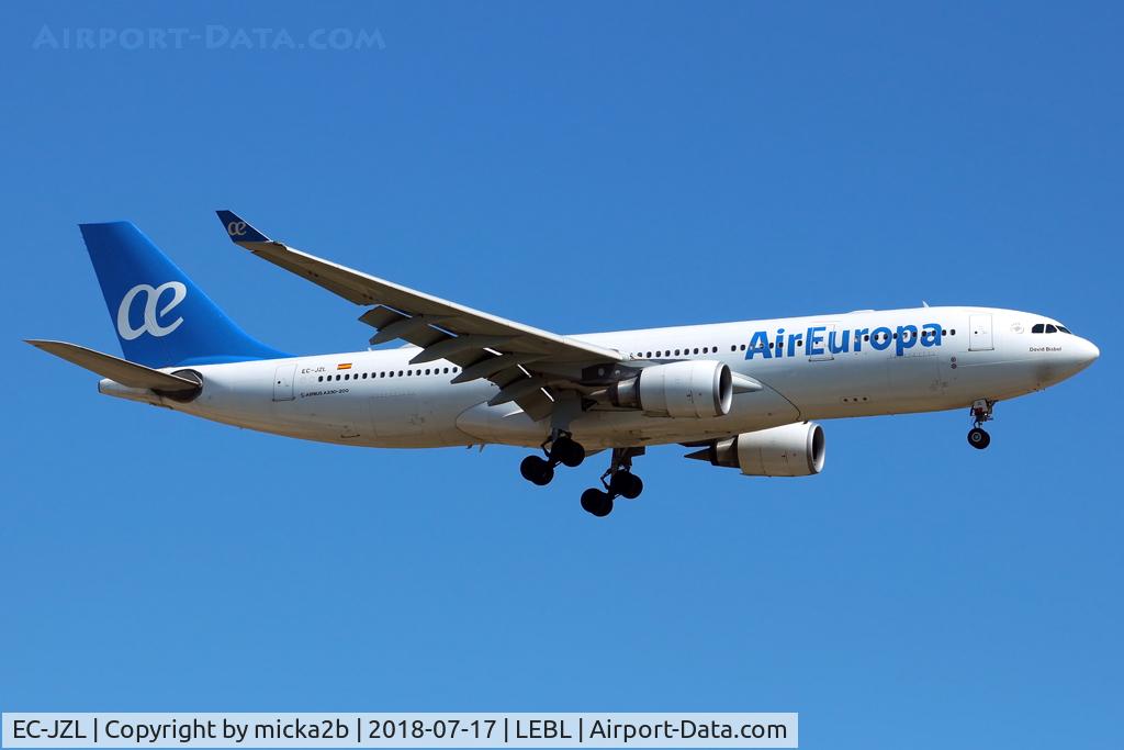 EC-JZL, 2007 Airbus A330-202 C/N 814, Landing