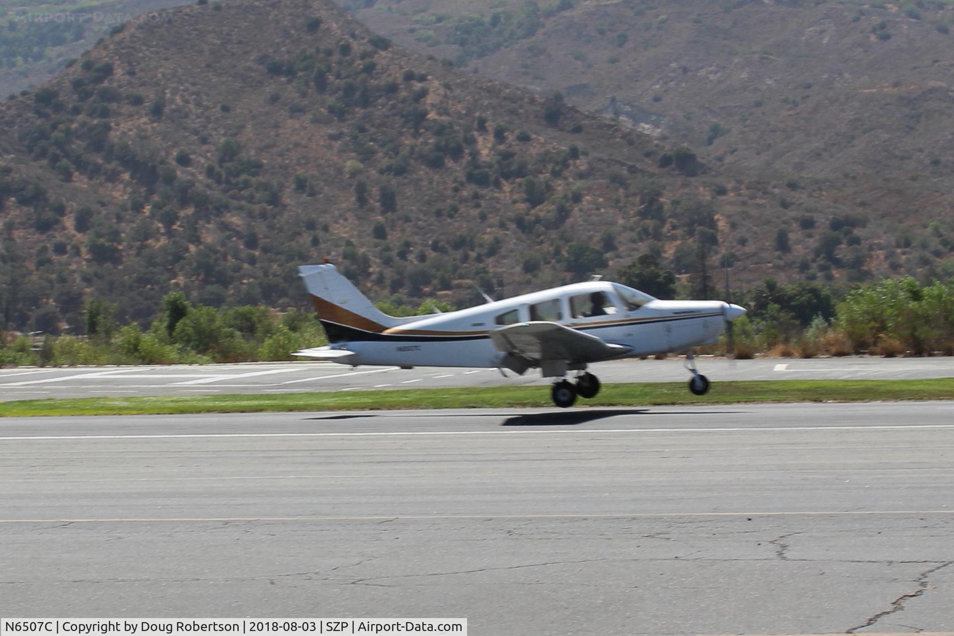 N6507C, 1978 Piper PA-28-161 Warrior II C/N 28-7816533, 1978 Piper PA-28-161 WARRIOR II, Lycoming O-320-D3G 160 Hp, landing Rwy 22