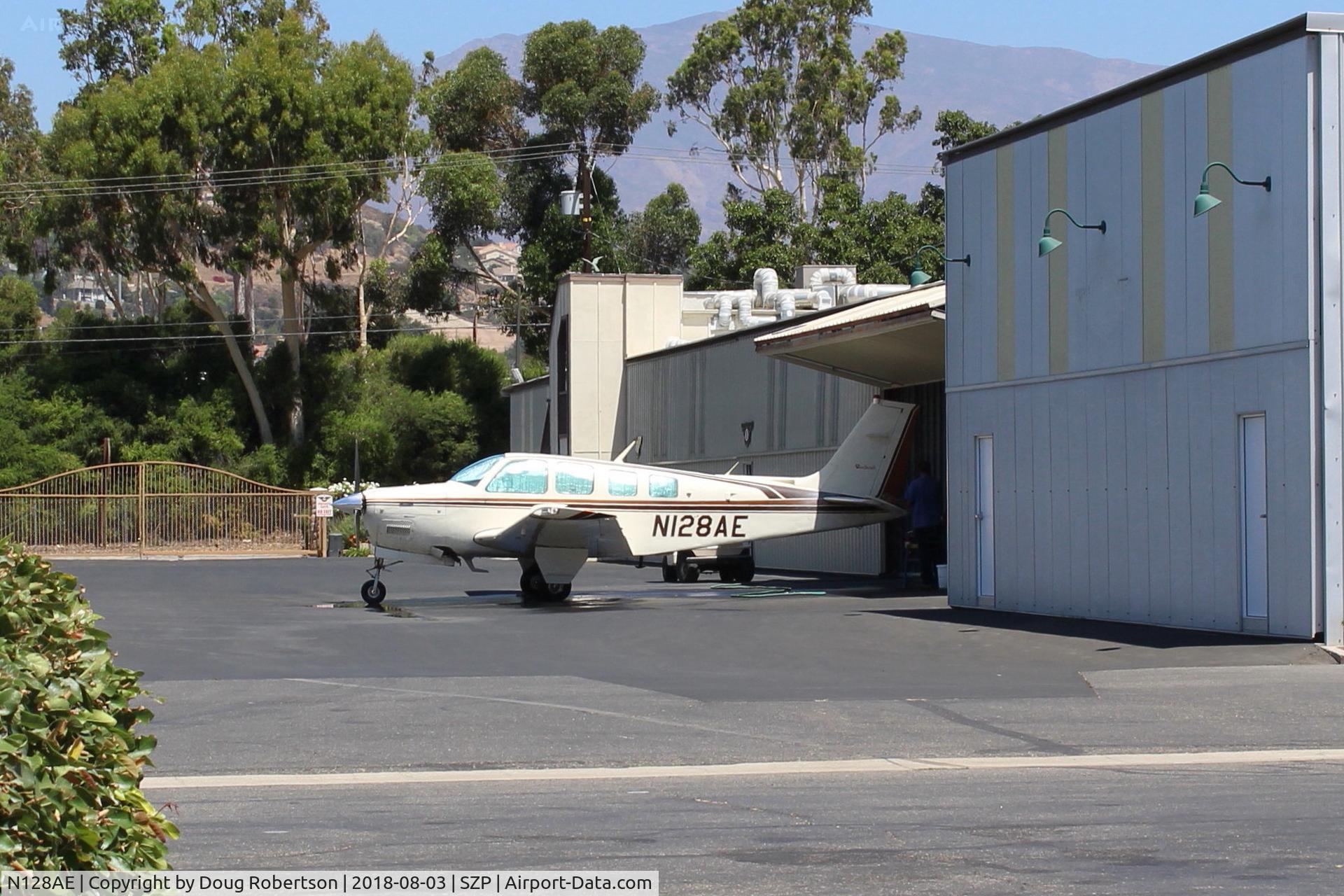 N128AE, 1981 Beech A36 Bonanza 36 C/N E-1830, 1981 Beech  A36 BONANZA, Continental IO-520 285 Hp, in for A&P maintenance. SZP has several choices of various working A&Ps.