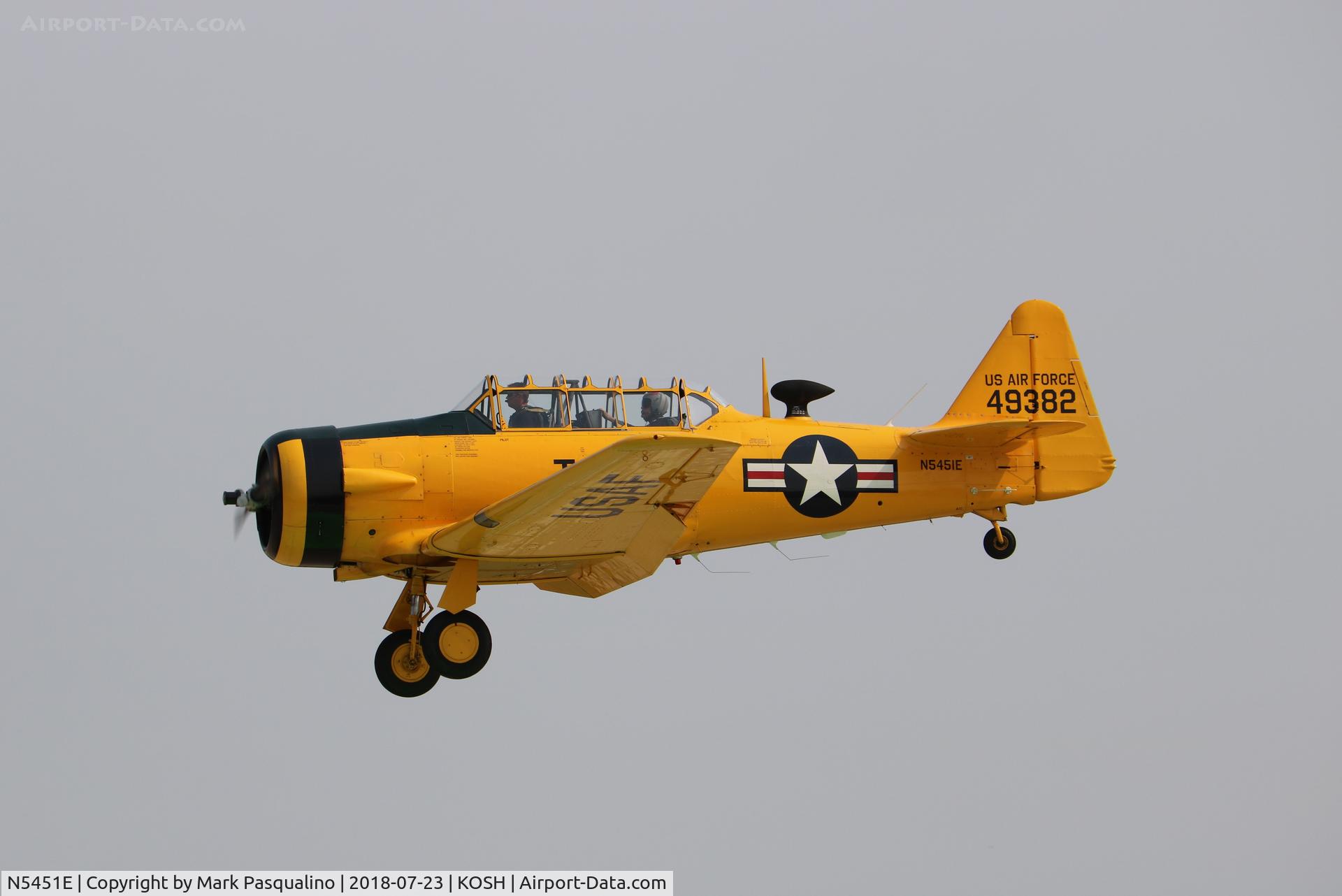 N5451E, 1949 North American T-6G Texan C/N 168-496, North American T-6G