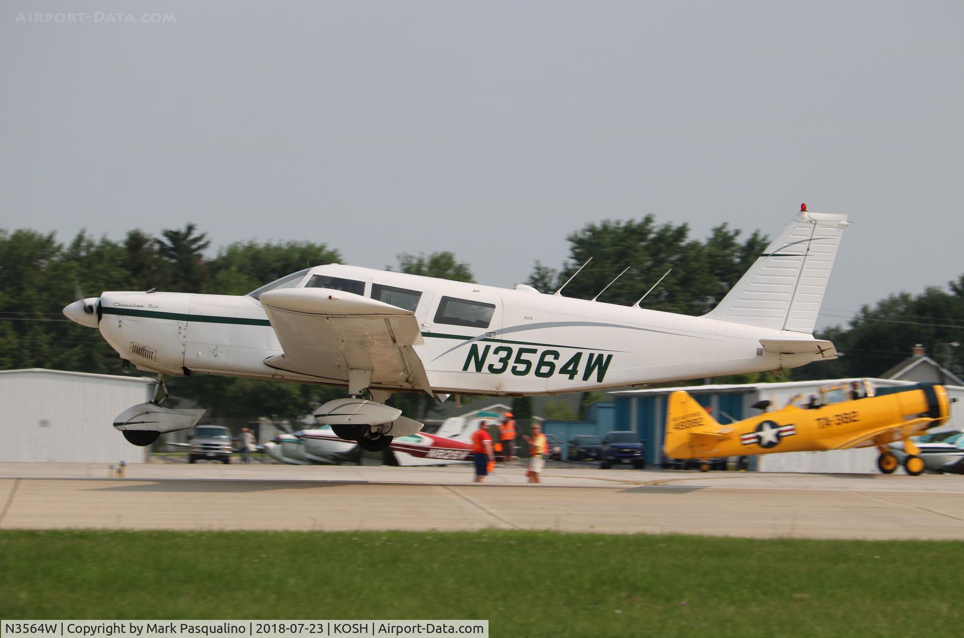 N3564W, 1966 Piper PA-32-260 Cherokee Six Cherokee Six C/N 32-454, Piper PA-32-260