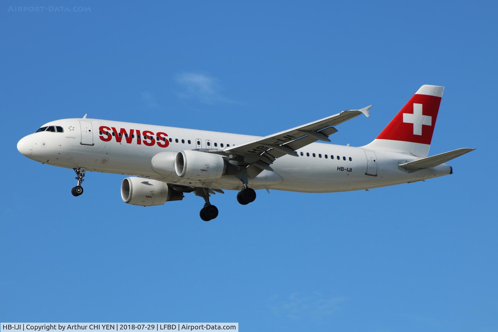 HB-IJI, 1996 Airbus A320-214 C/N 0577, Swiss A320 from ZRH.